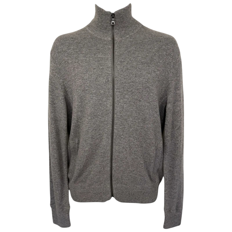 Polo Ralph Lauren Grey 100% Merino Wool Cardigan Size M
