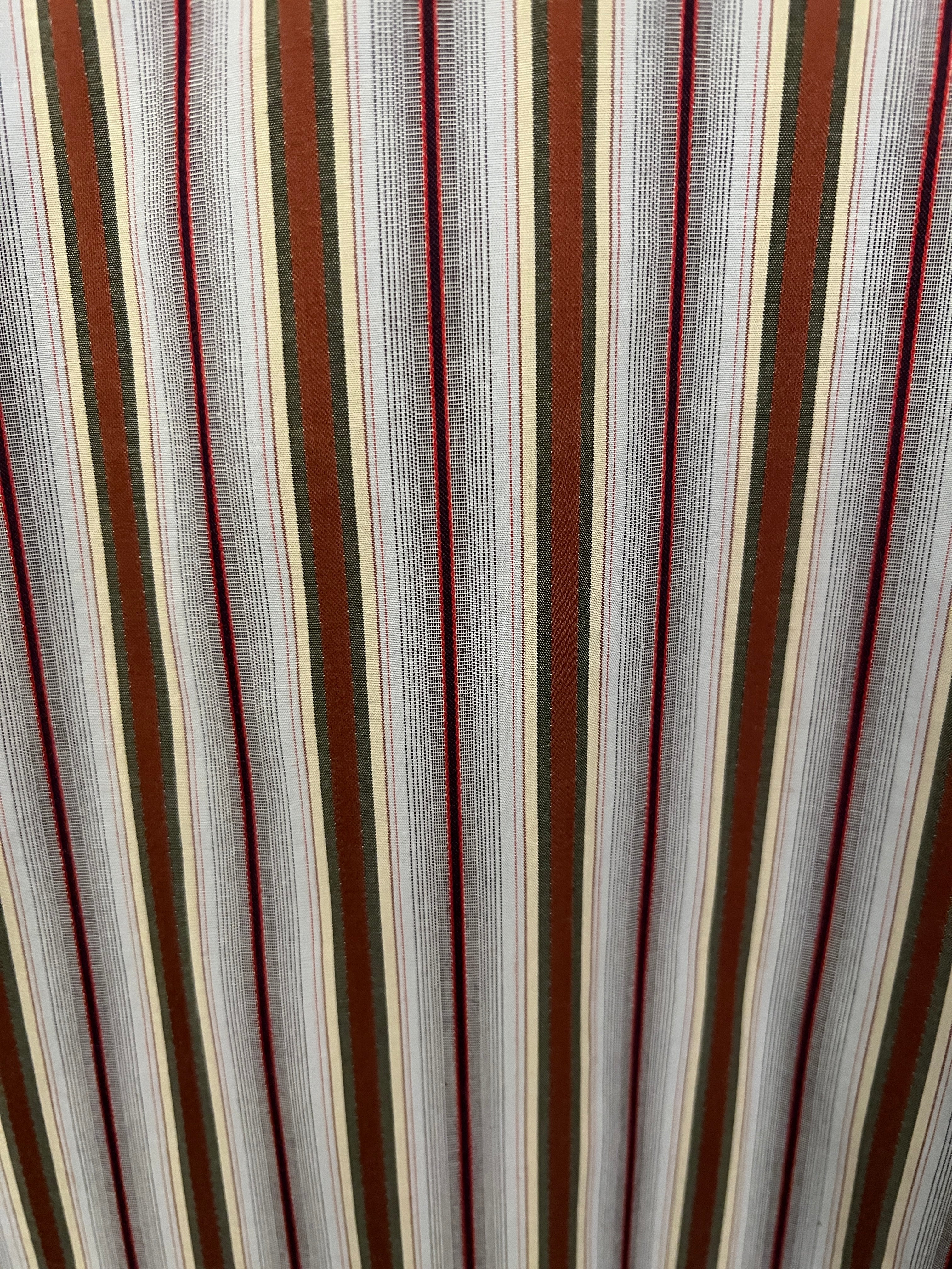 Etro Multicoloured Striped Cotton Shirt Size 43