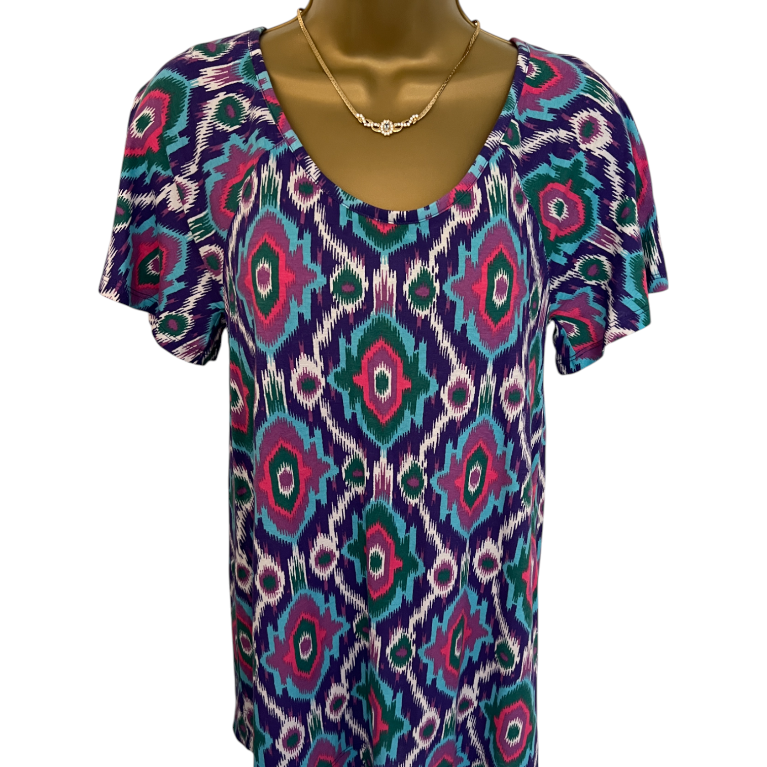 East Multicoloured Cotton Top UK 6