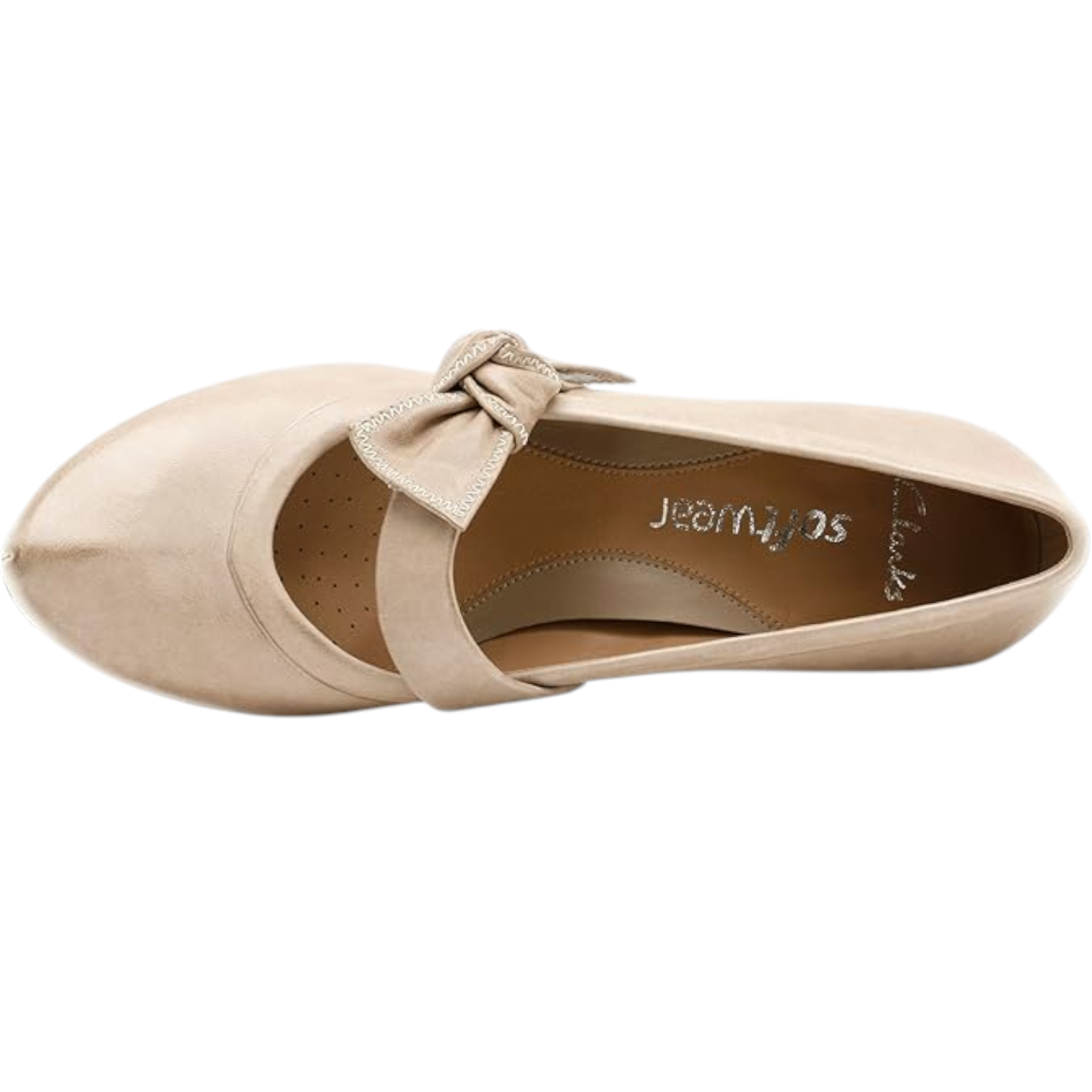 Clarks Softwear Stone Leather Heeled Shoes Size 8 D