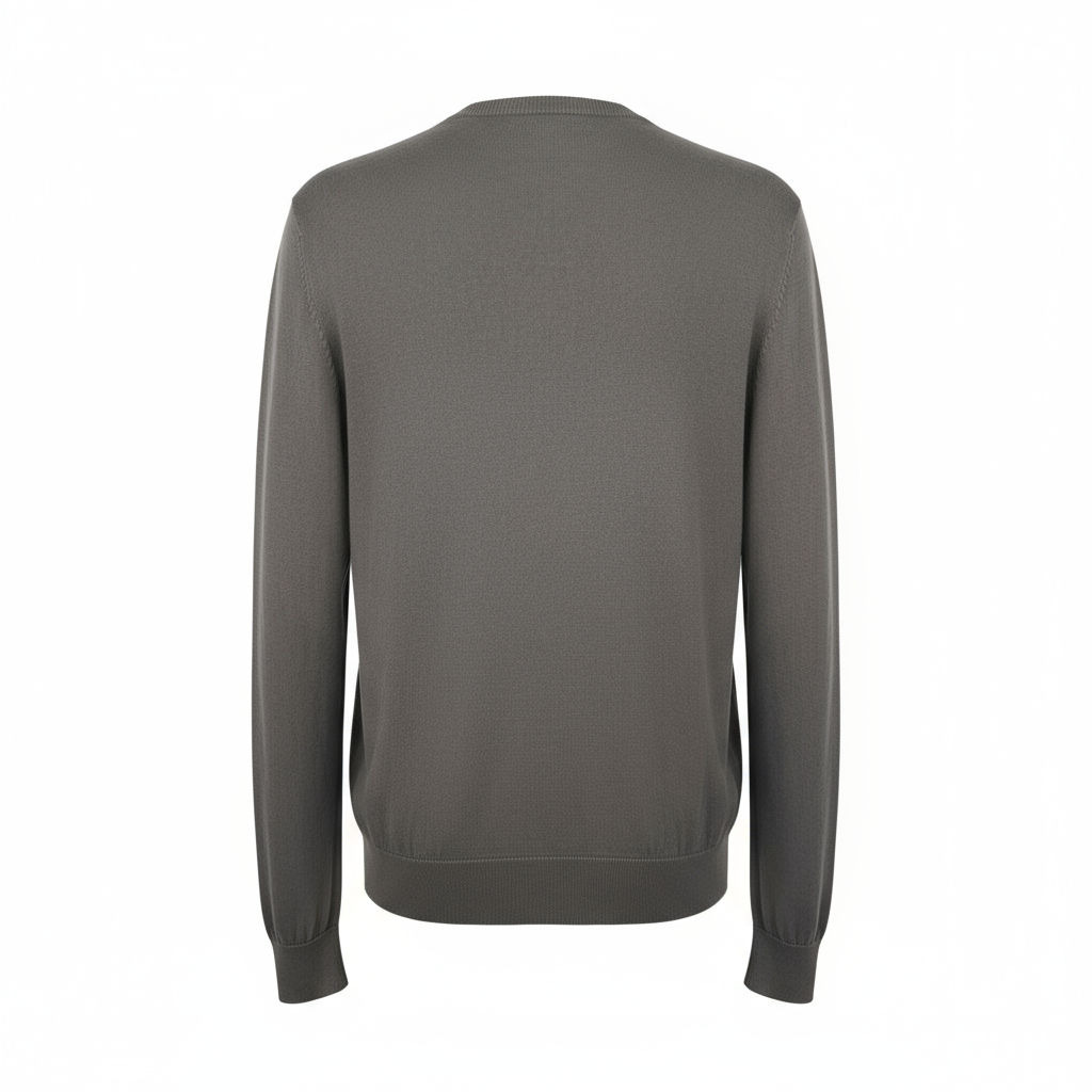 Farhi Grey Blue Silk & Cotton Jumper Size L