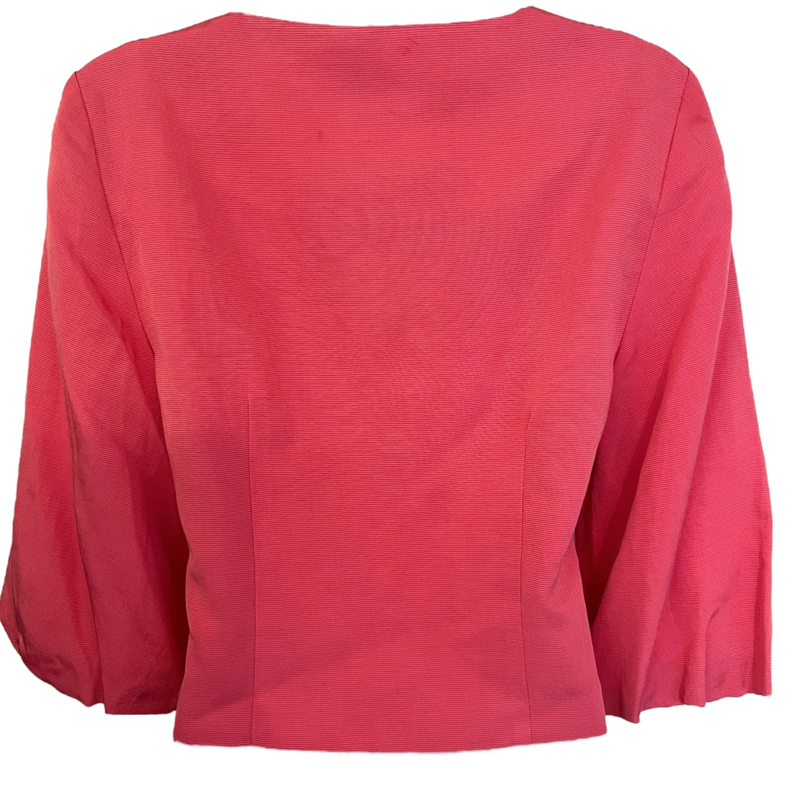 Hobbs Coral Silk Cotton Mix Jacket UK 12