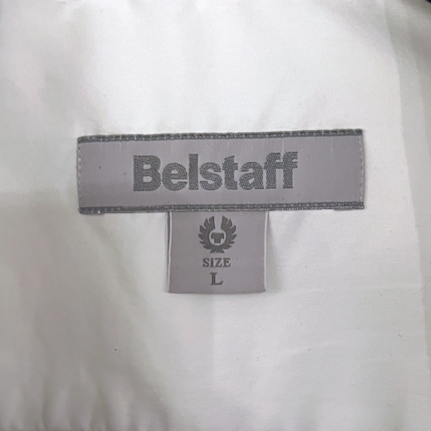 Belstaff Mens White Cotton Long Sleeve Stretch Shirt Size L