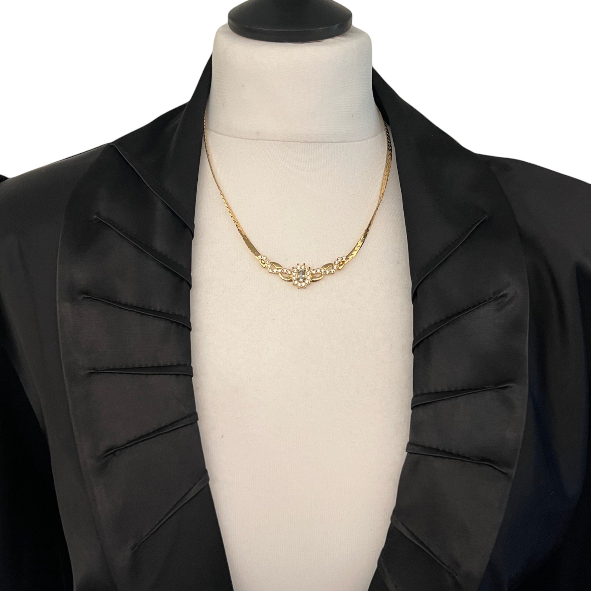 Monaco Black Satin Occasion Jacket UK 18