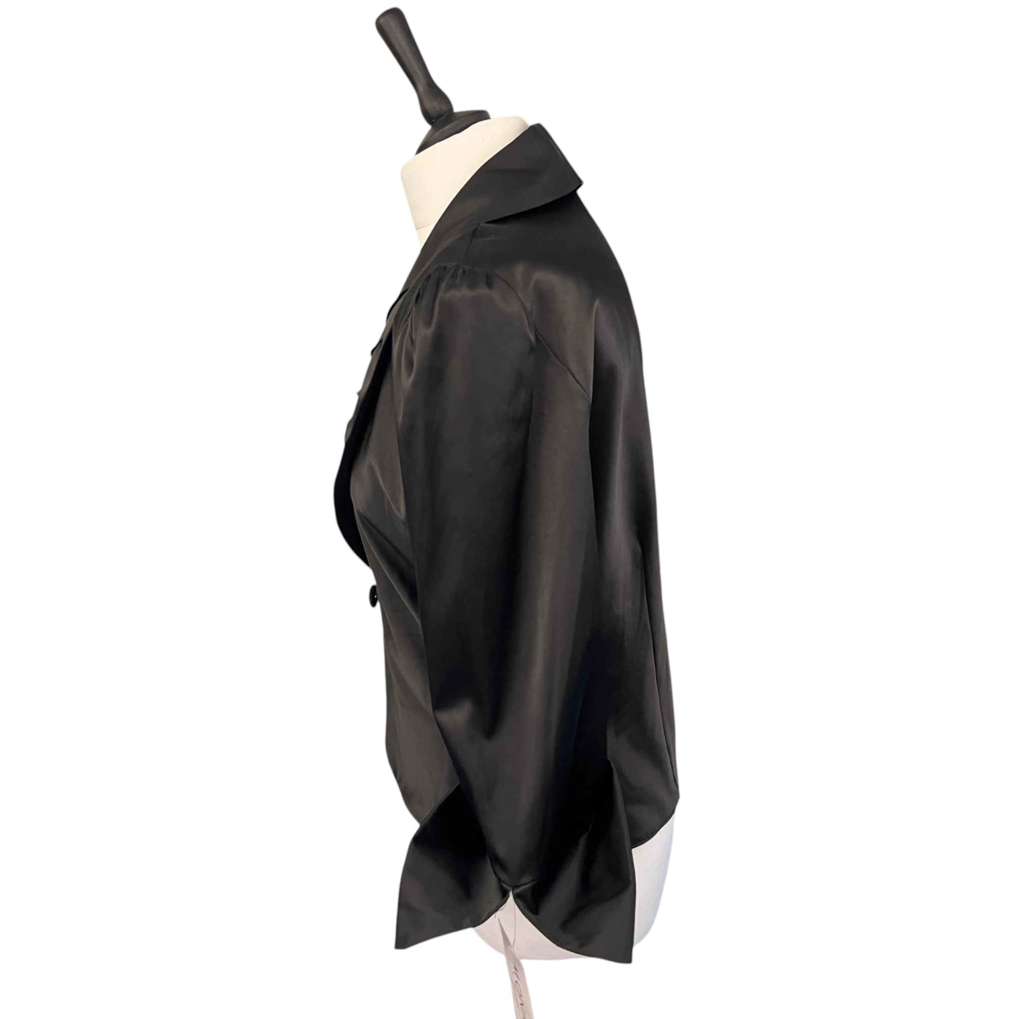 Monaco Black Satin Occasion Jacket UK 18
