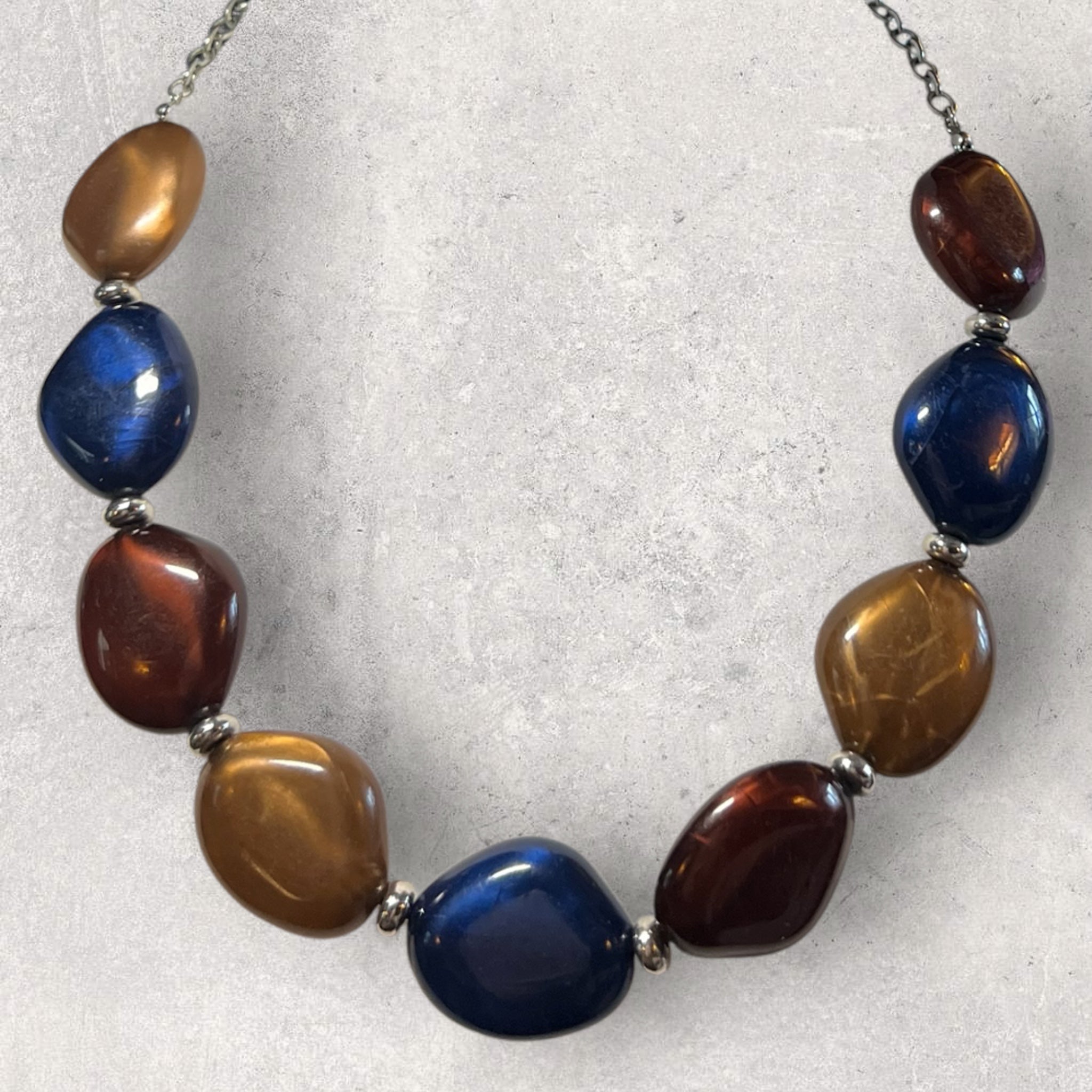 Beautiful Multicolour Beaded Vintage Necklace