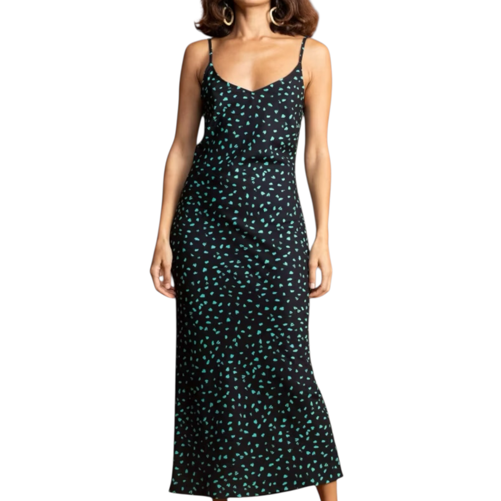 Dancing Leopard Green and Black Dress  UK 14