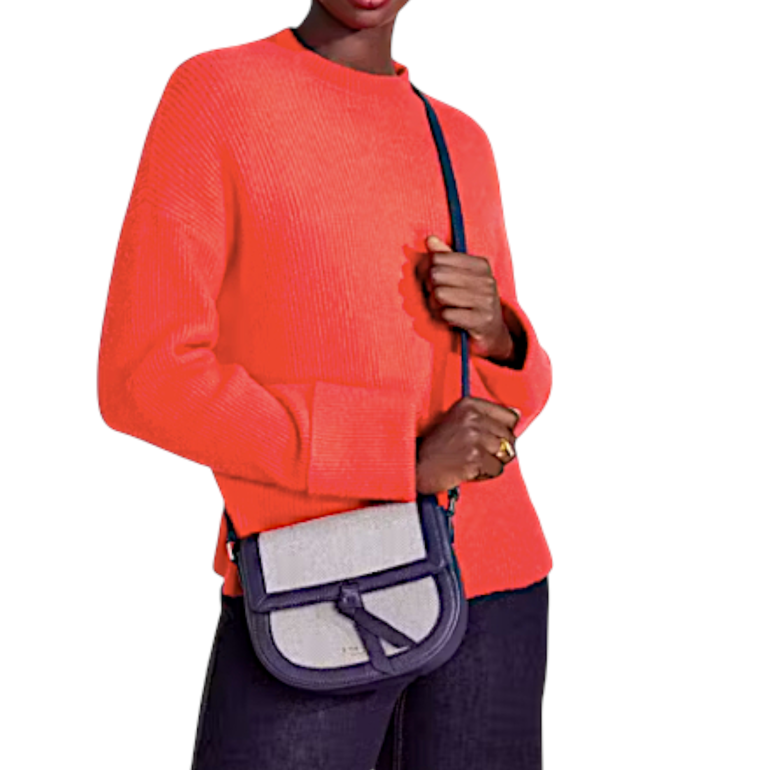 Kate Spade Knott Canvas Medium Saddle Bag