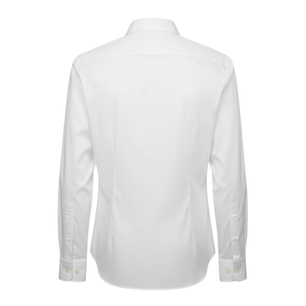 Belstaff Mens White Cotton Long Sleeve Stretch Shirt Size L
