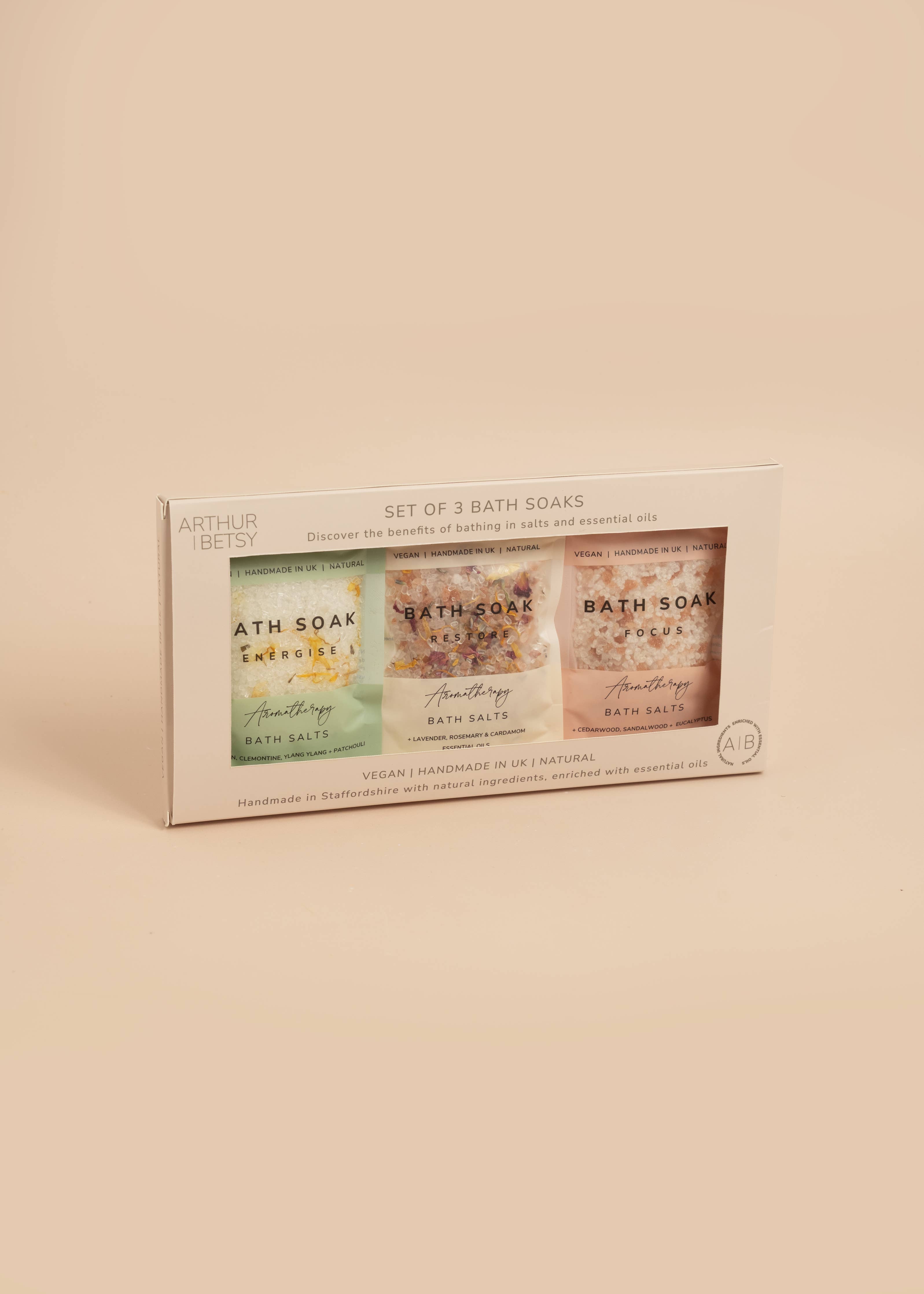Aromatherapy Bath Salts Gift Set
