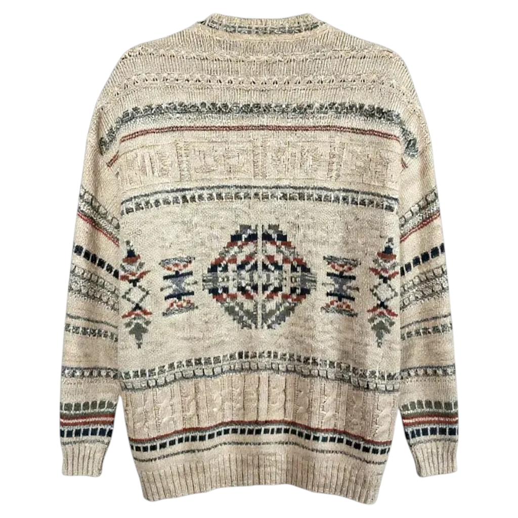 Marks & Spencer Vintage Cotton Linen Jumper Size XL