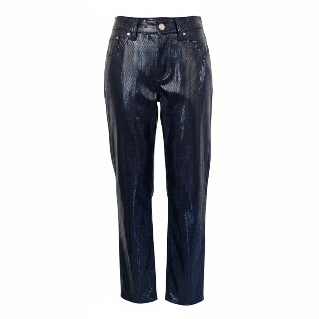 Gianfranco Ferre Jeans Vintage Navy Snake Print Trousers Size 29