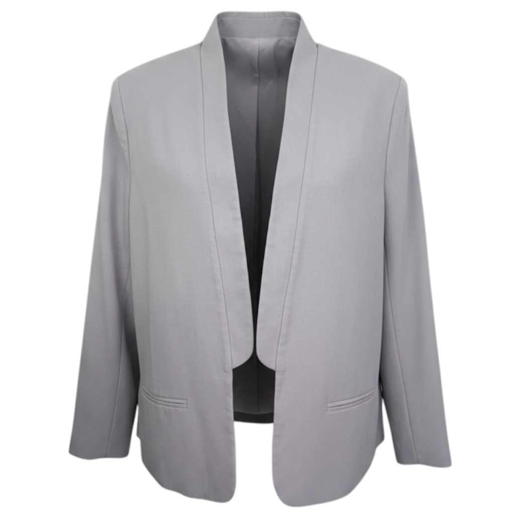 French Connection Pale Grey Blue Jacket UK 12