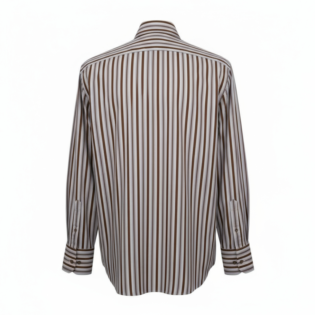 Etro Multicoloured Striped Cotton Shirt Size 43