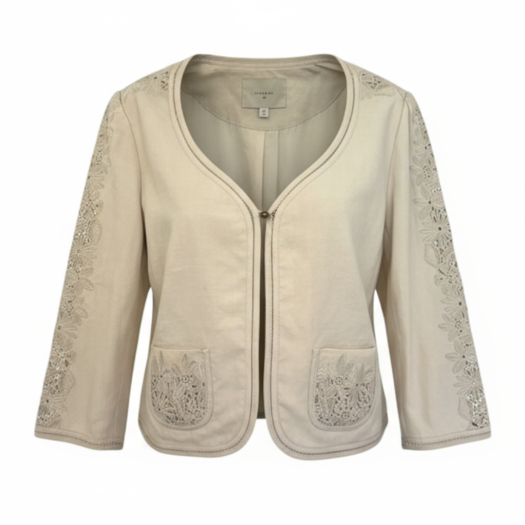 Gerry Weber Silk & Linen Short Lace Jacket UK 14