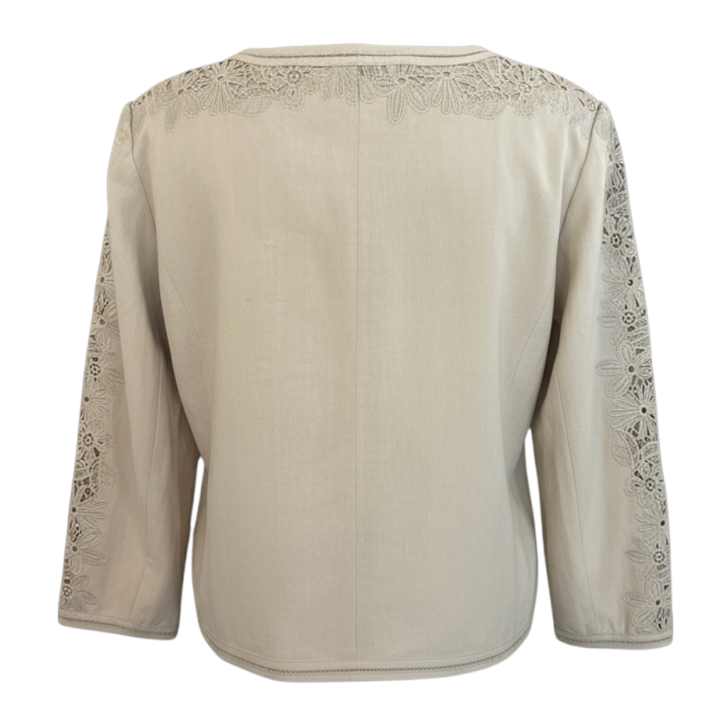Gerry Weber Silk & Linen Short Lace Jacket UK 14
