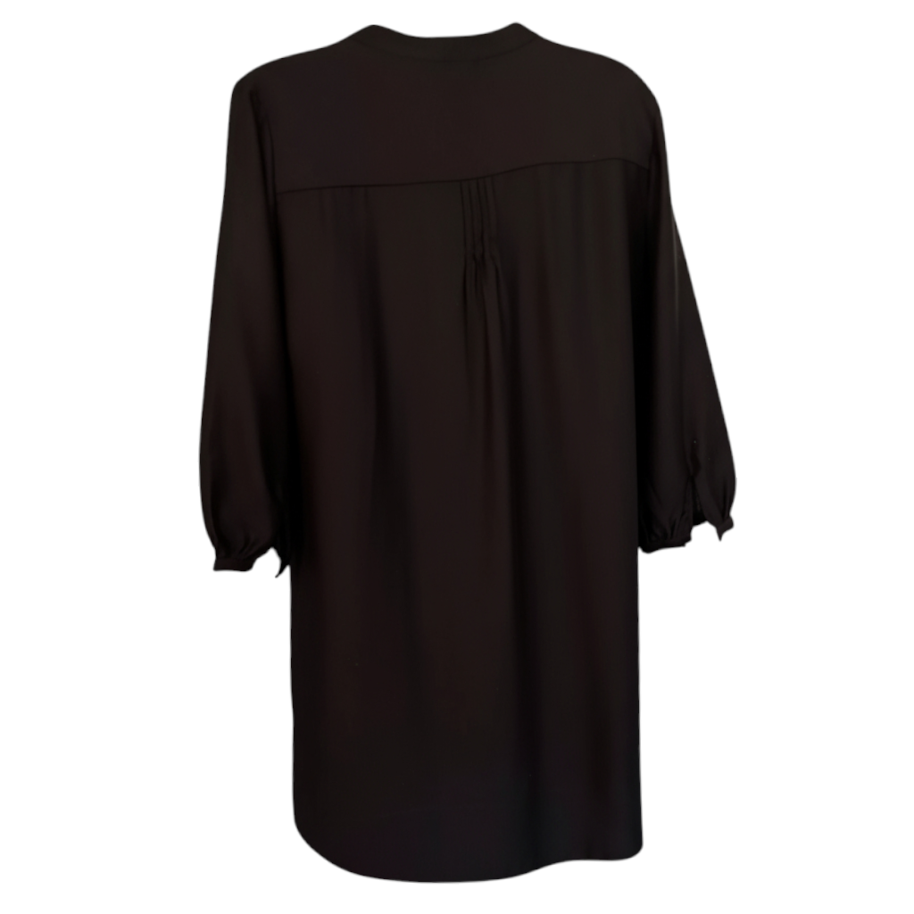 H&M Black Silky Tunic Dress UK 12