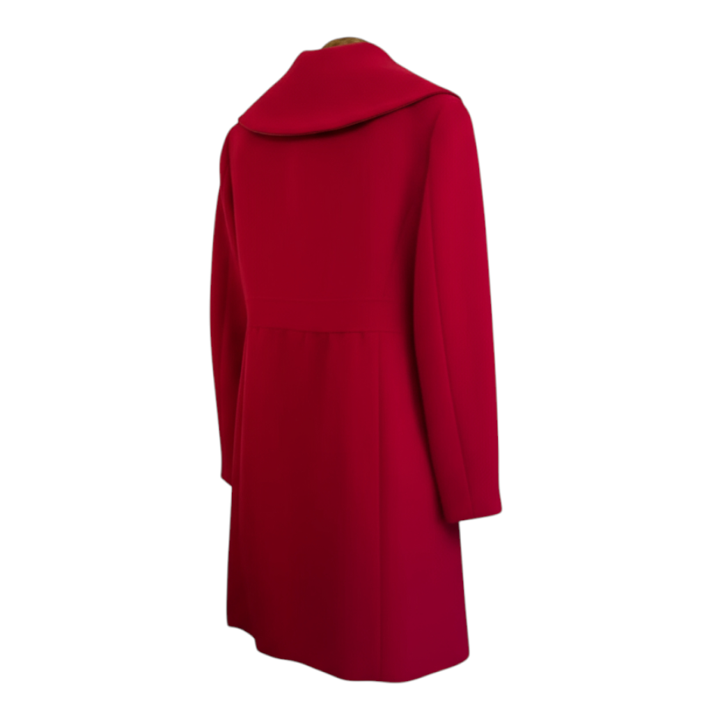James Lakeland Dark Red Winter Coat UK 12