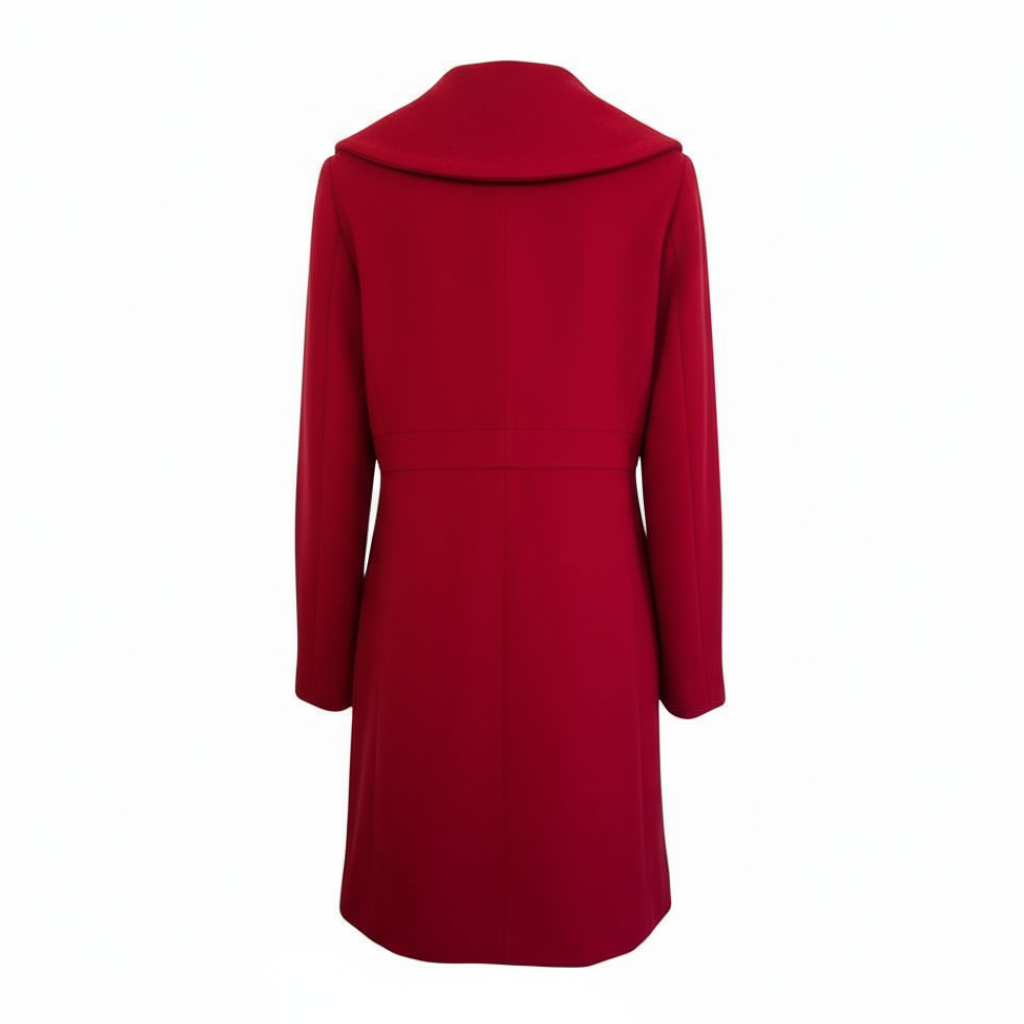 James Lakeland Dark Red Winter Coat UK 12