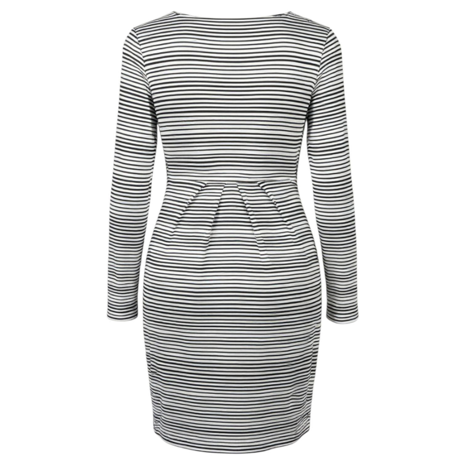 Joules Lizzie Navy Ivory Striped Jersey Dress UK 10