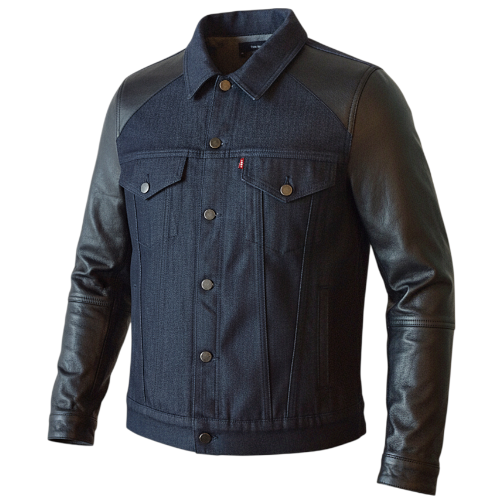 The Kooples Mens Slim Fit Blue Denim Jacket UK 38