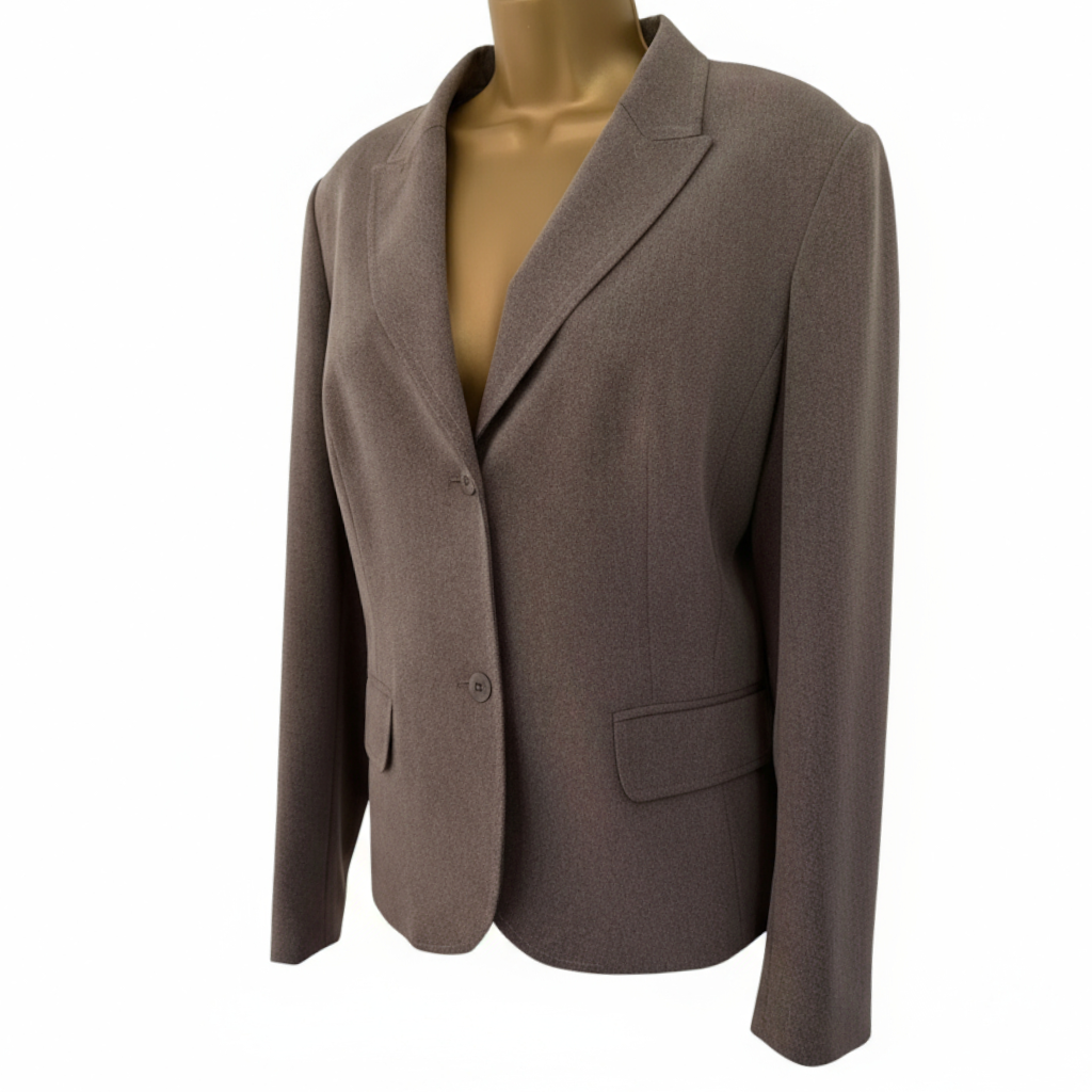 Next Green Grey Tailored Jacket UK 18