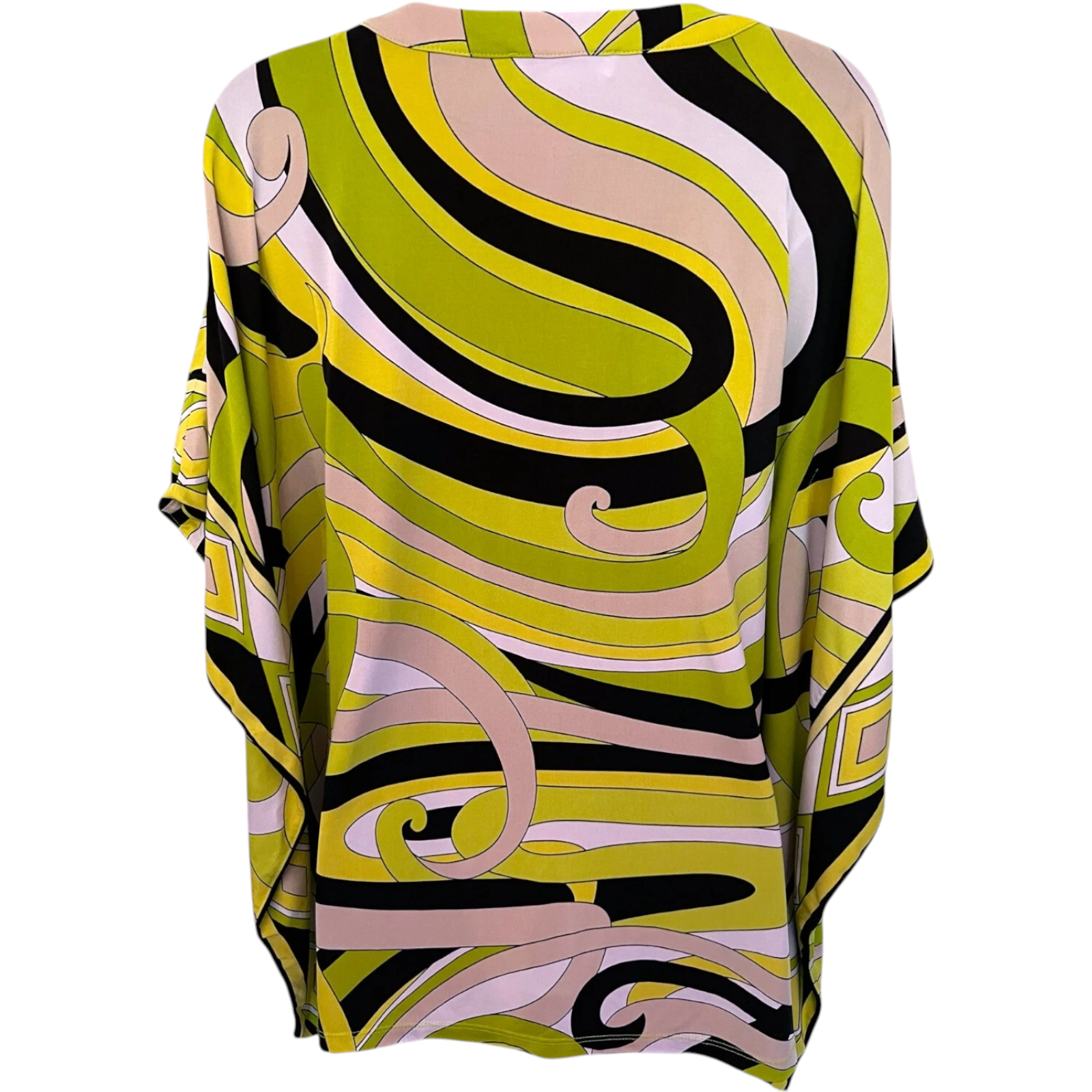 Michael Kors Silky Lime Multicoloured Top UK 8