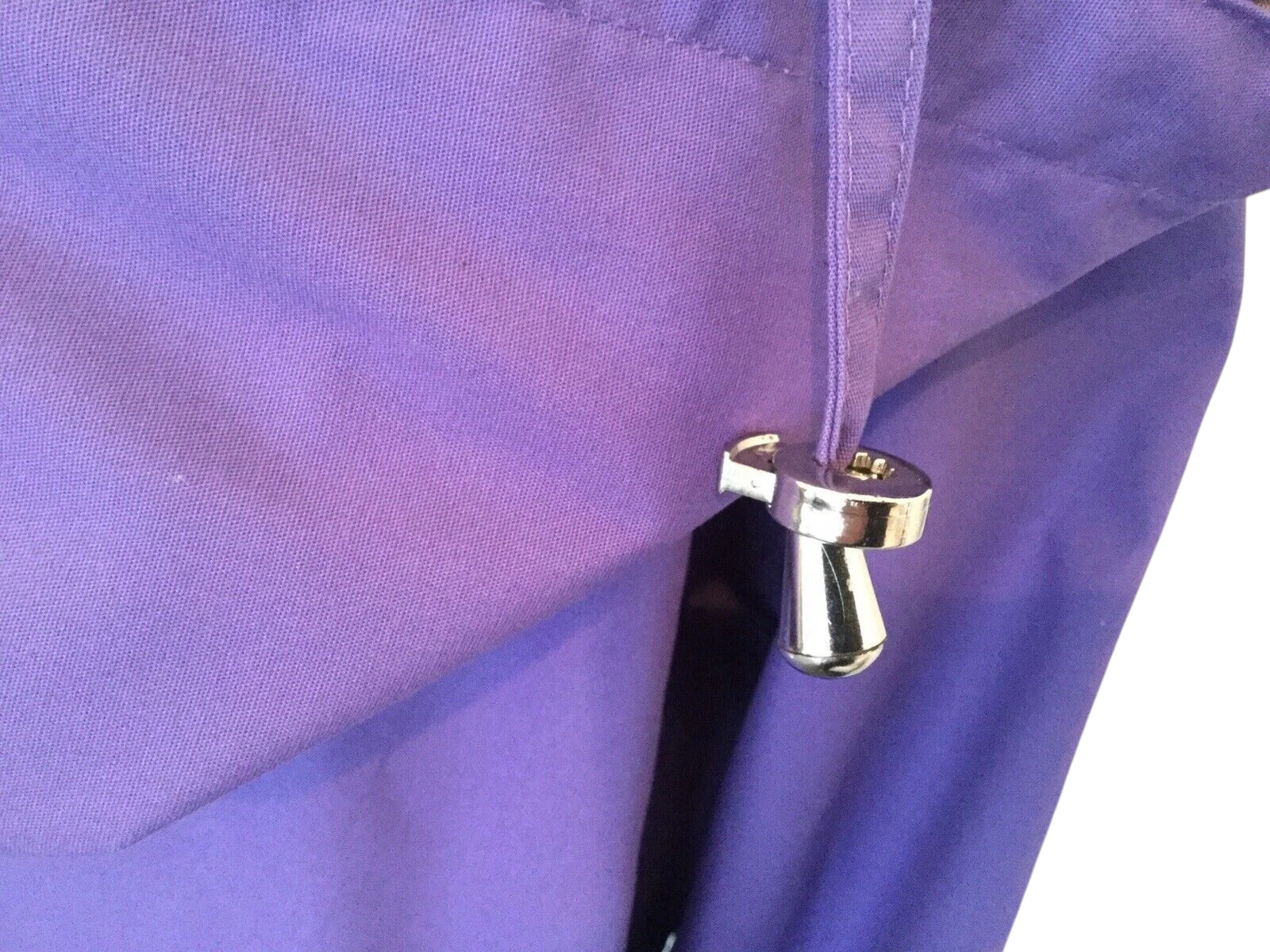 Damart Cotton Purple Detachable Hood Jacket UK 16