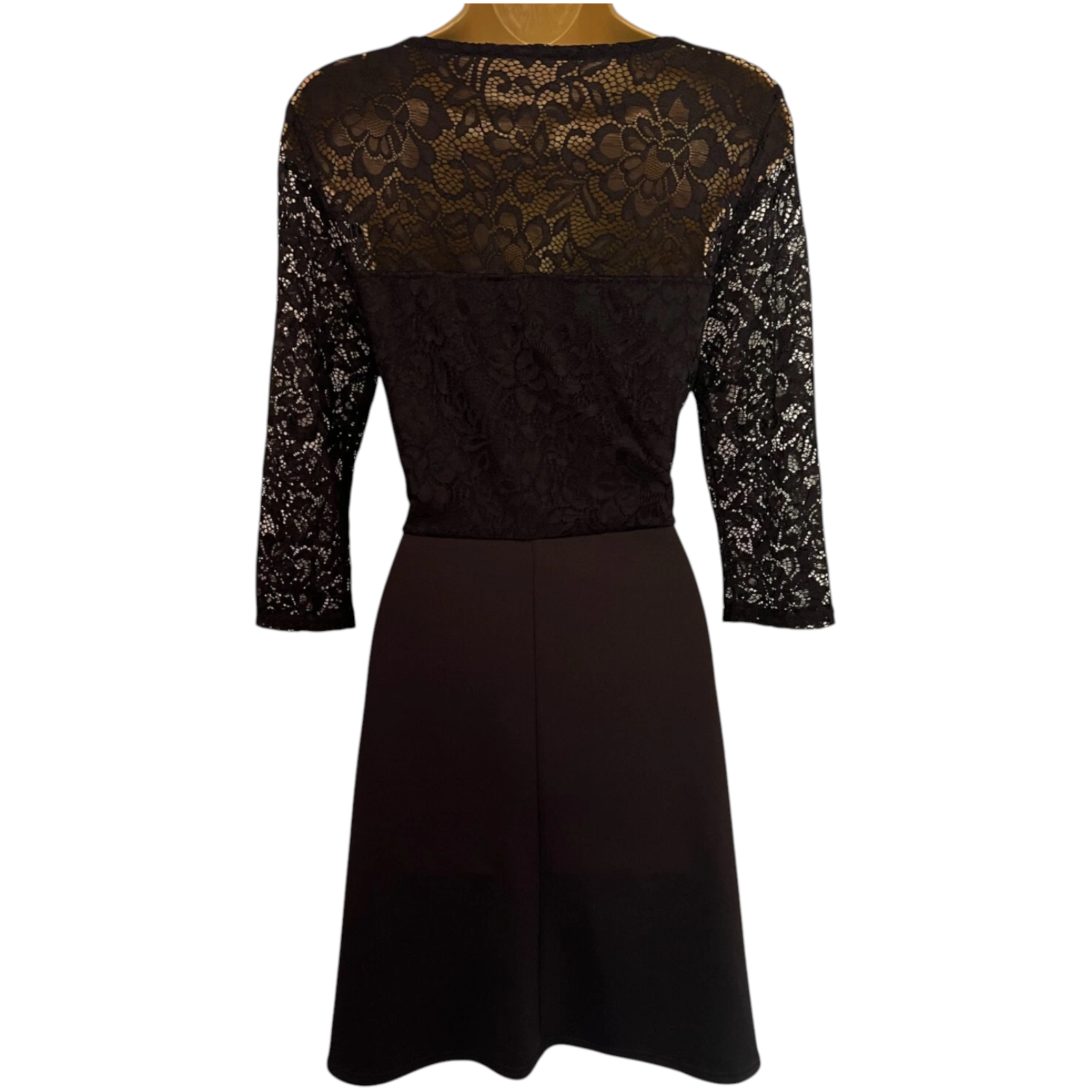 Dorothy Perkins Black Lace Dress UK 10