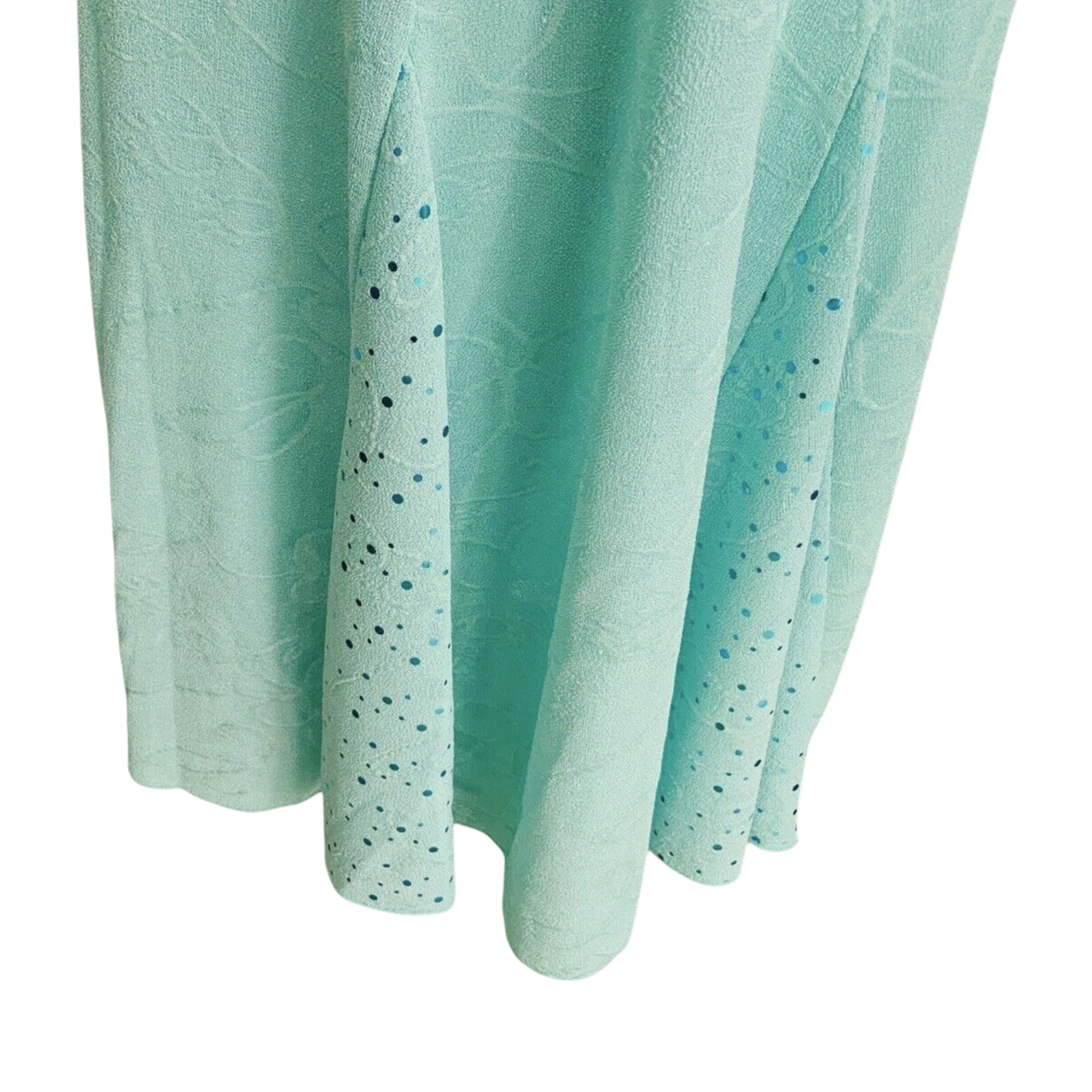 Libaas Spearmint Green Sparkly Midi Skirt  UK 12