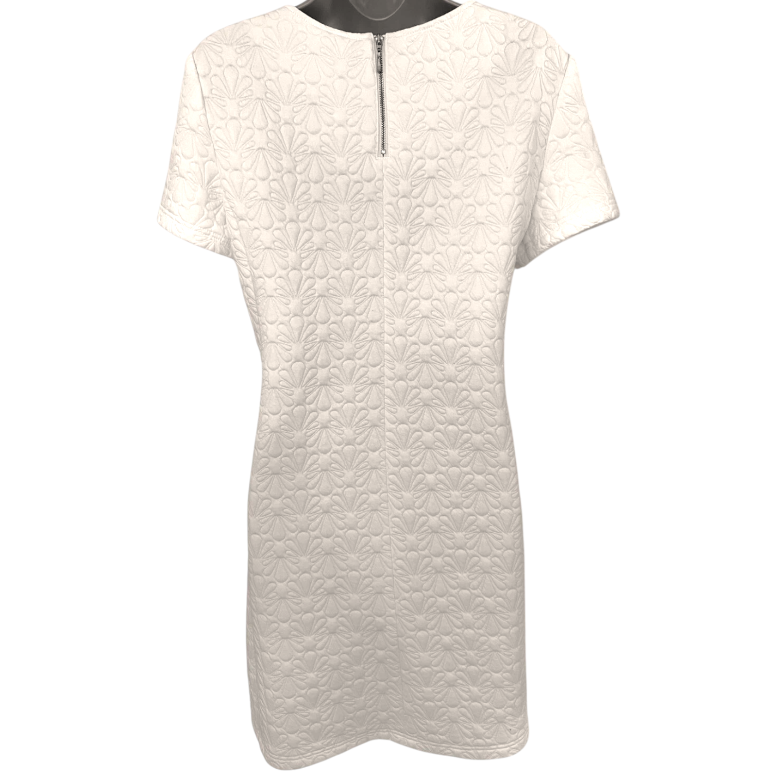 Dorothy Perkins White 'Quilted" Dress UK 12