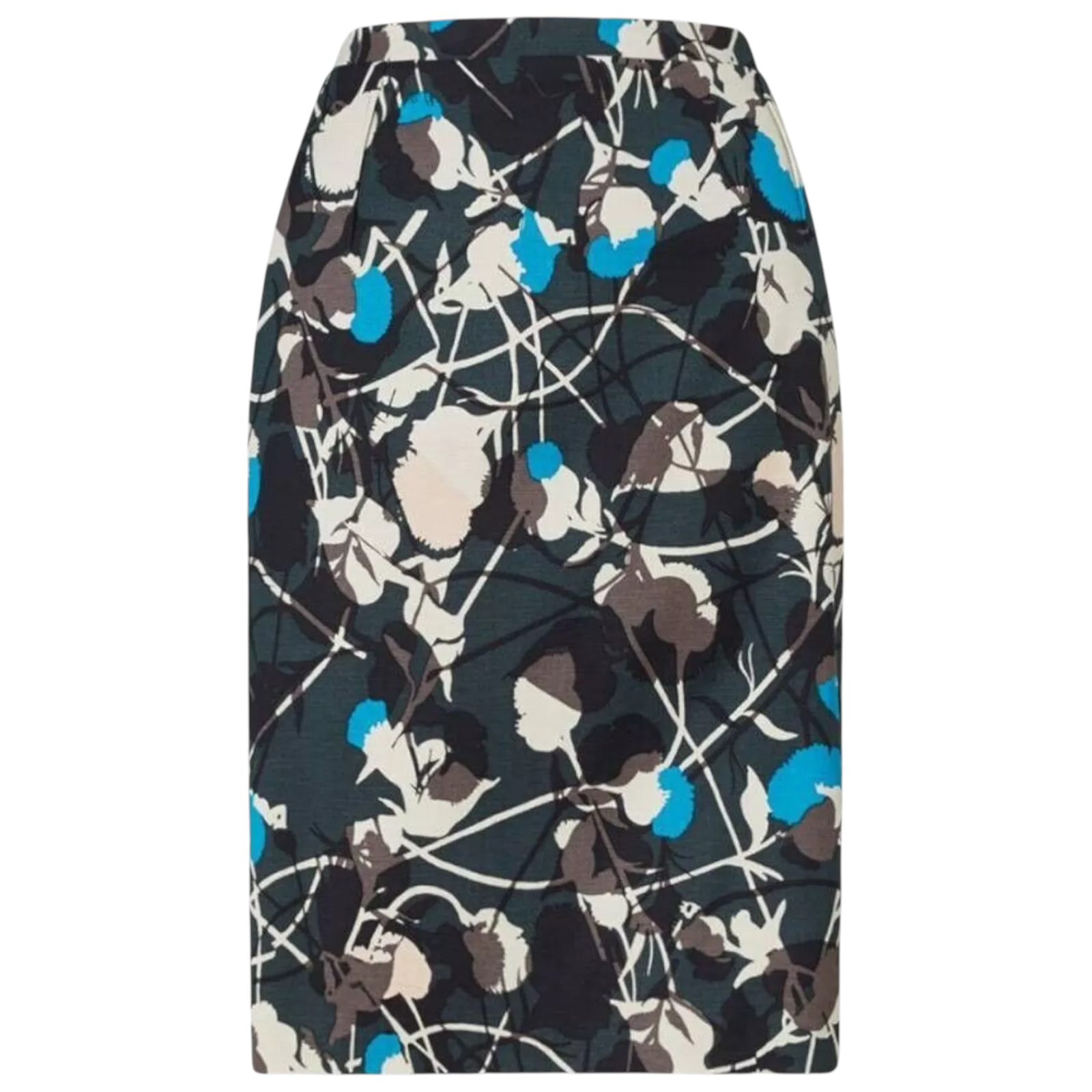 Jigsaw Multi Coloured Floral Pencil Skirt UK 6