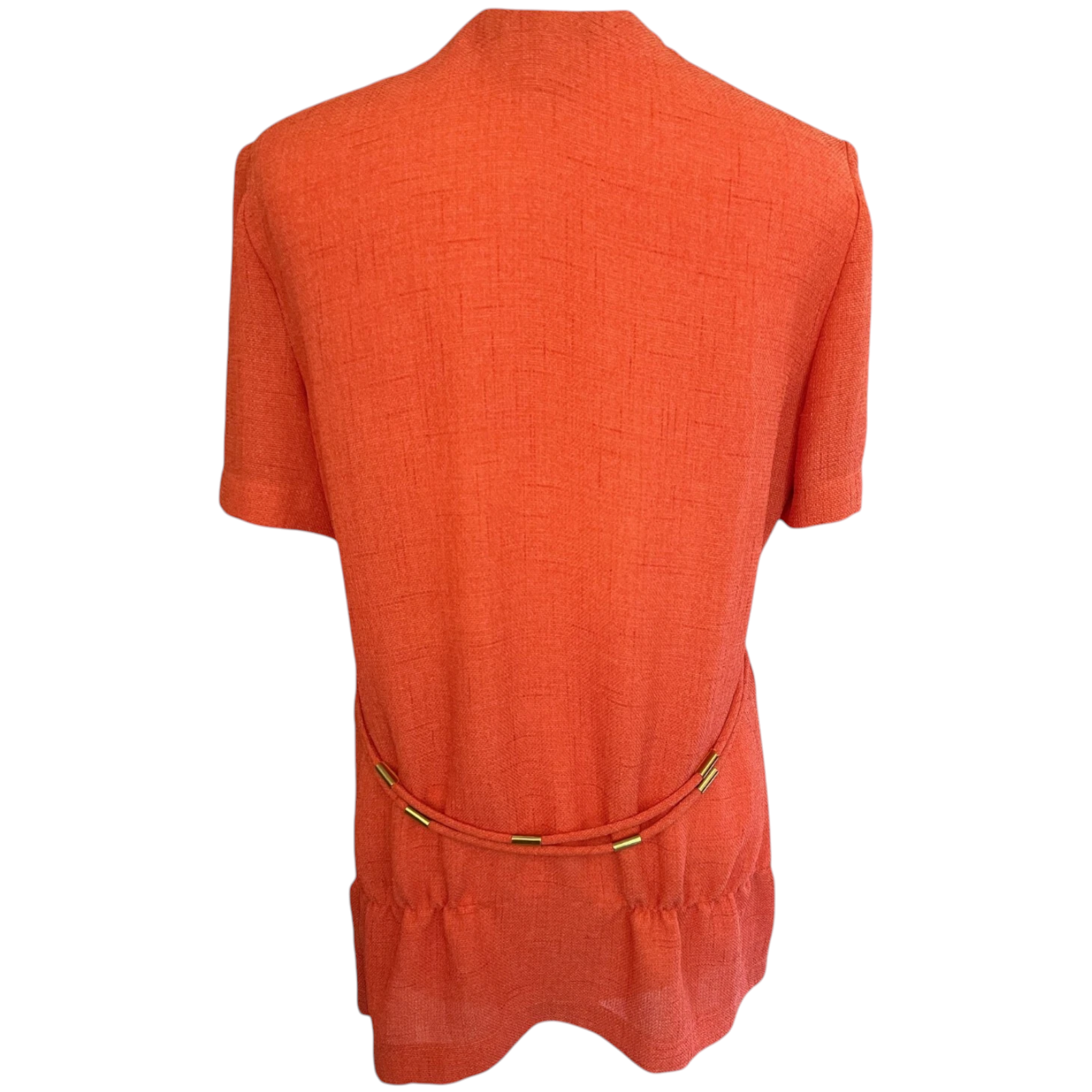 Joseph Ribkoff Vintage Tangerine Waistcoat UK 10