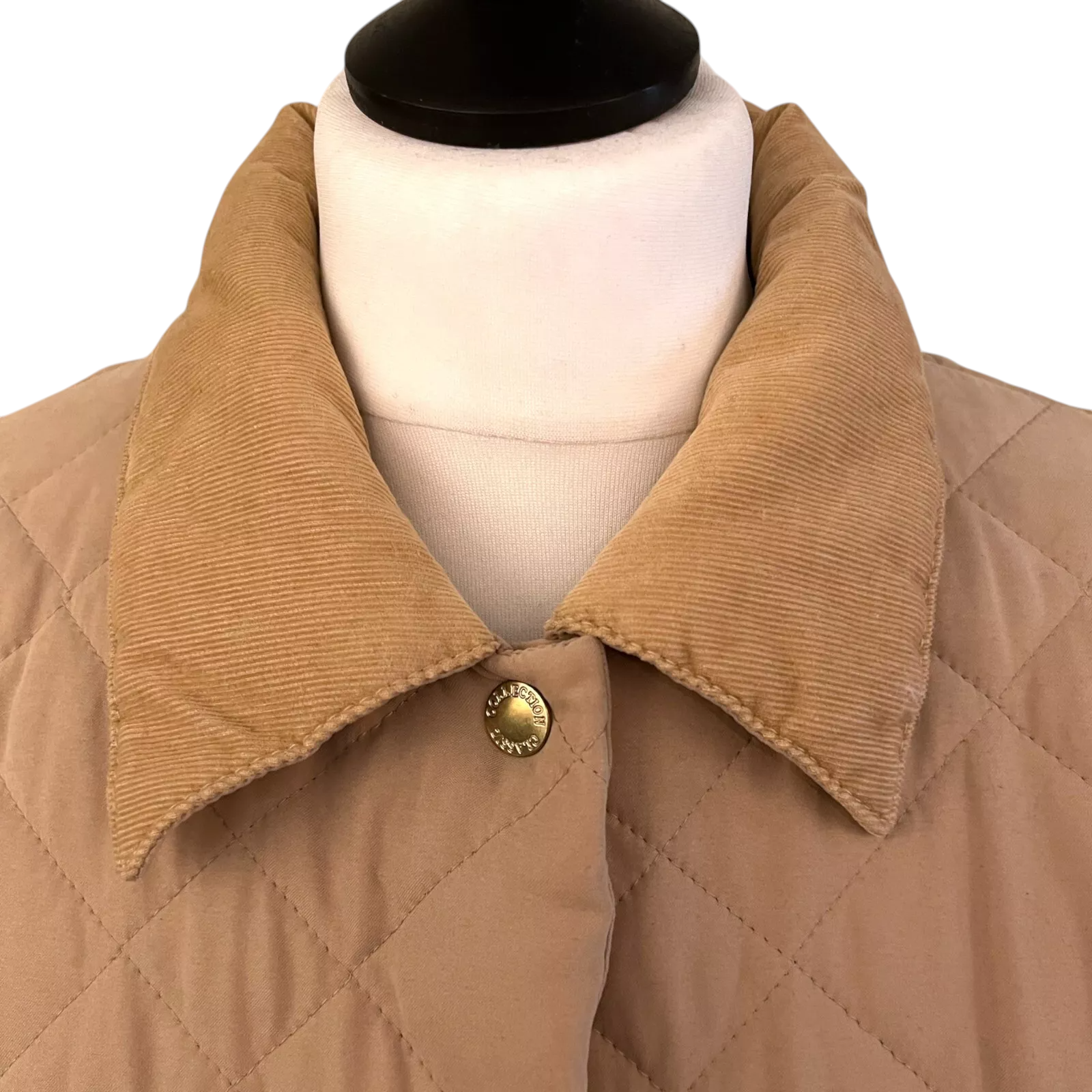 Marks & Spencer Neutral Beige Quilted Jacket  UK 10