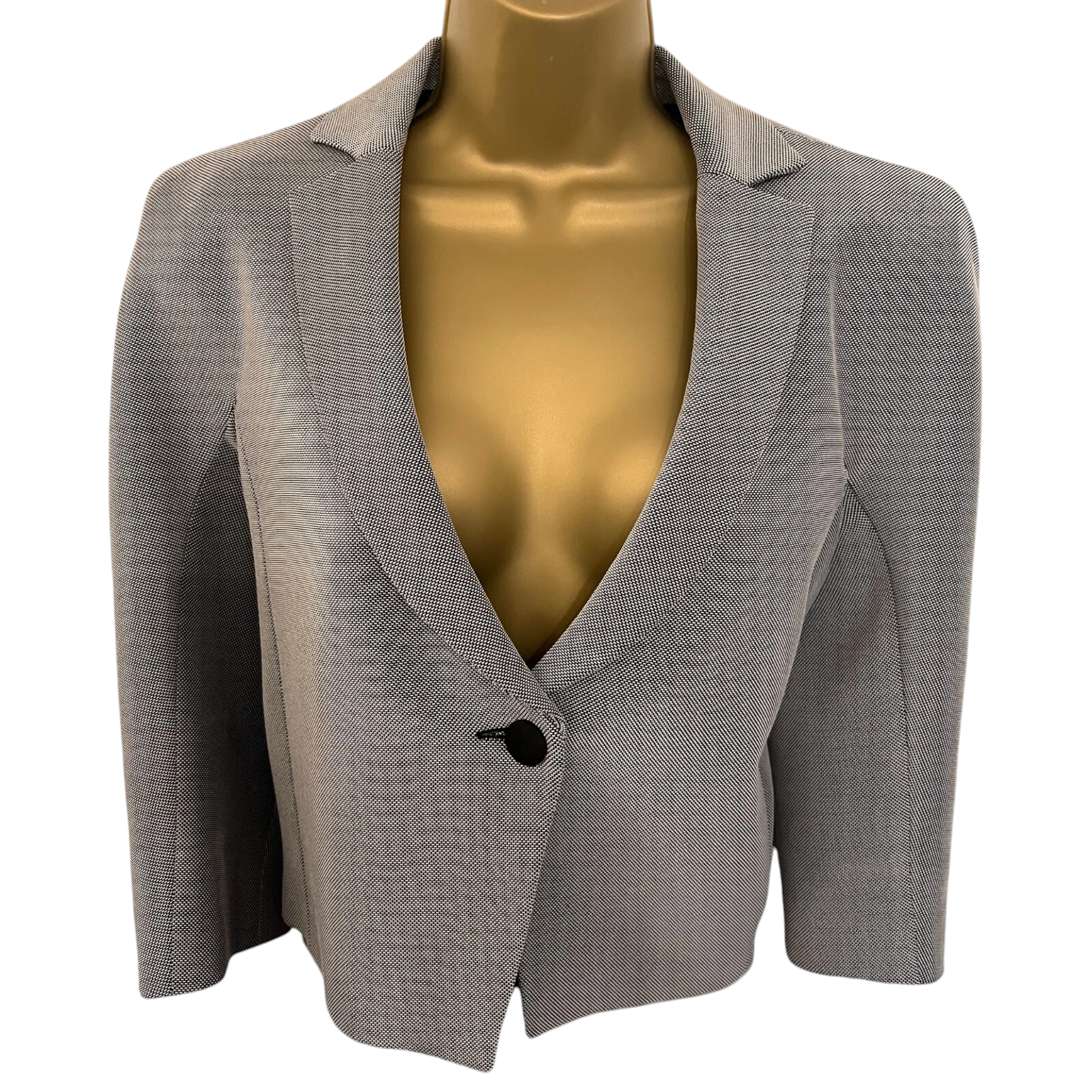 Emporio Armani Grey Box Jacket UK 12