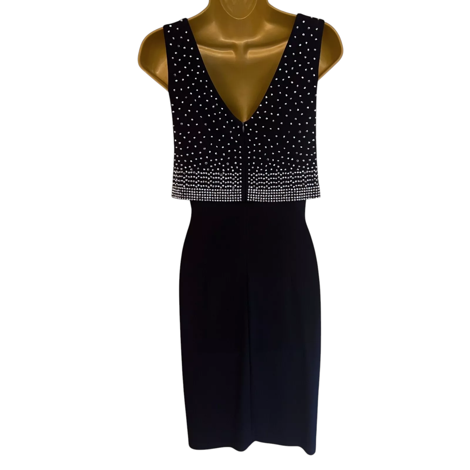 Joseph Ribkoff Navy Silver Beaded Dress Suit UK 12