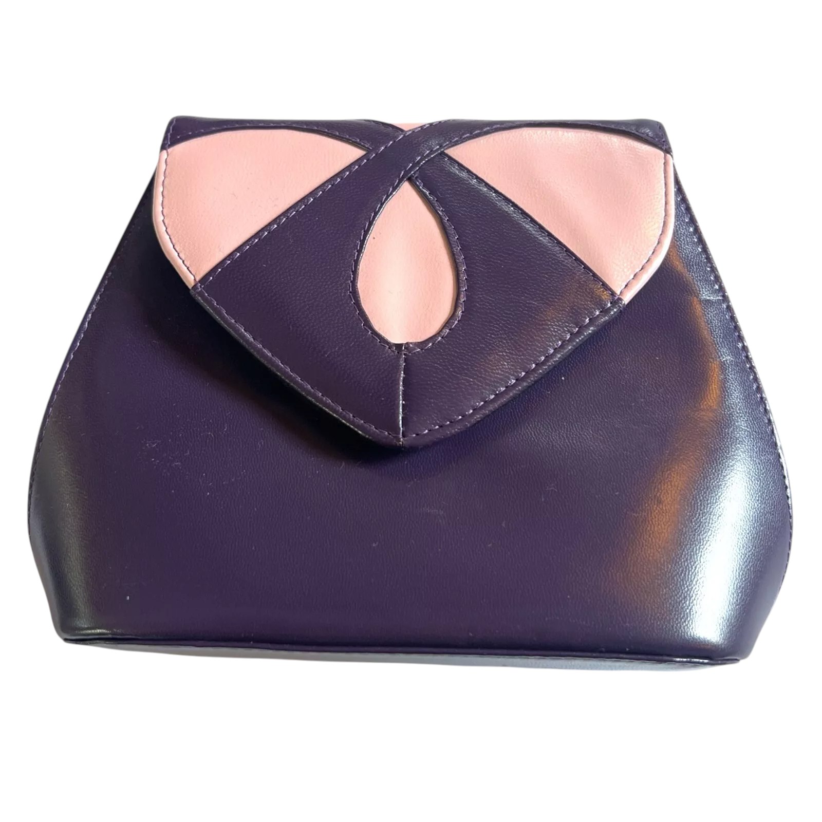 Jacques Vert Purple Pink Leather Shoes & Matching Bag UK 6
