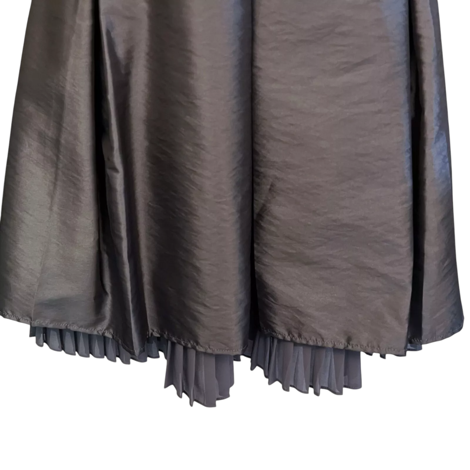 Kirsty Doyle Silver Grey Velvet Bodice Dress UK 16