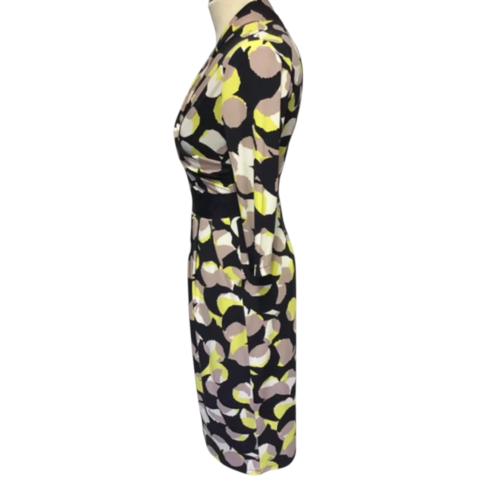 Fenn Wright Manson Navy & Yellow Dress UK 10