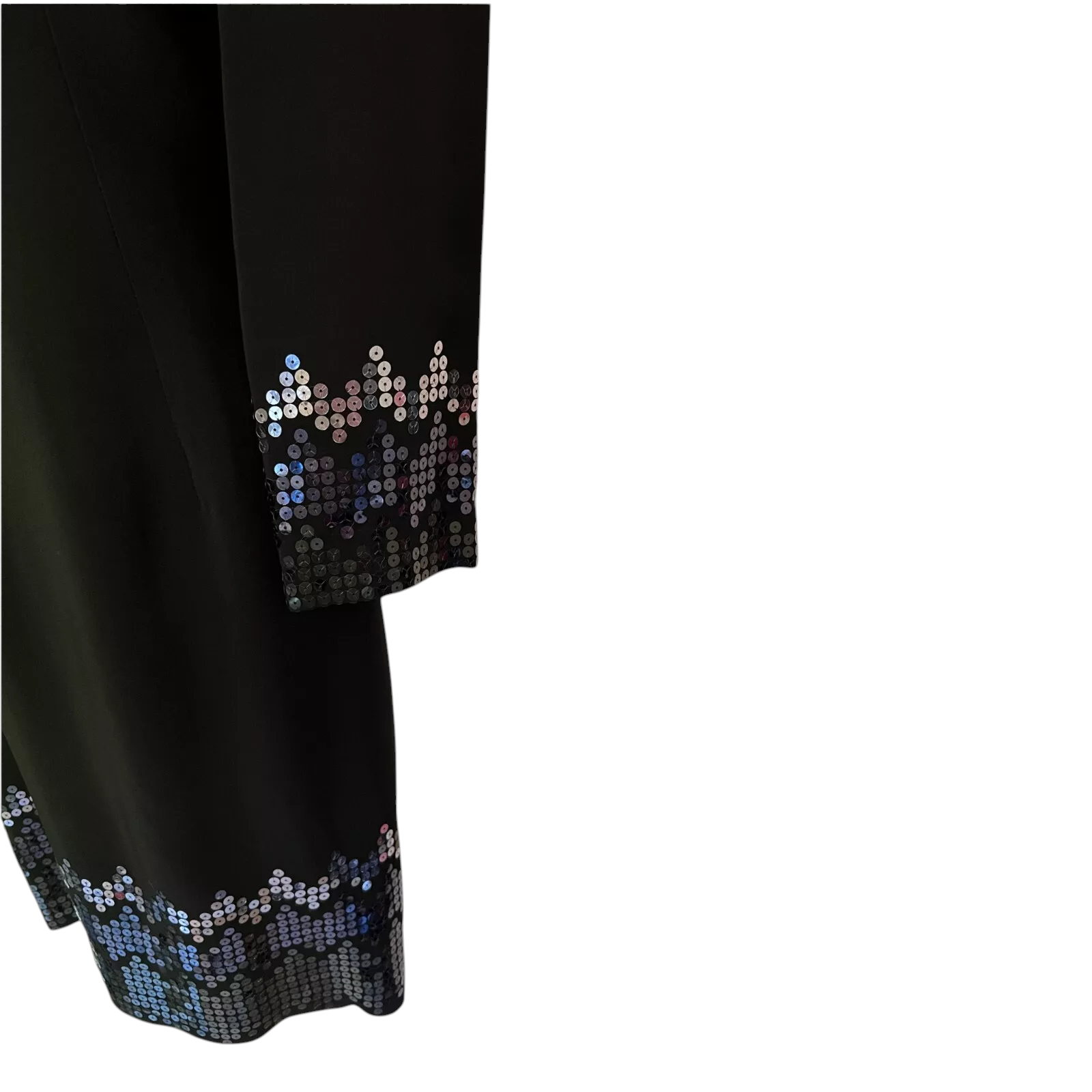 Country Casuals Black Crepe Sequin Dress  UK 12