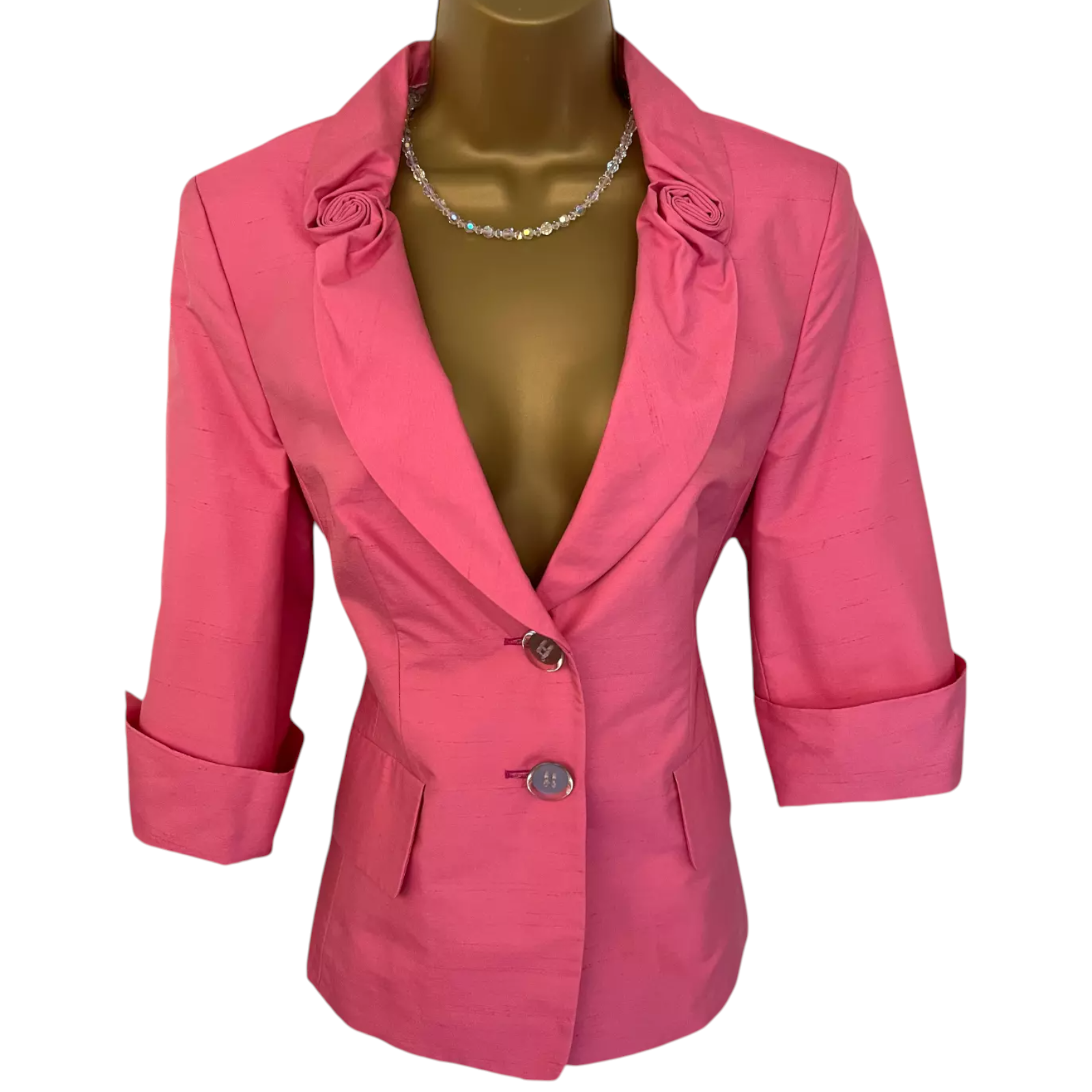 Feraud Bubblegum Pink Occasion Jacket UK 12