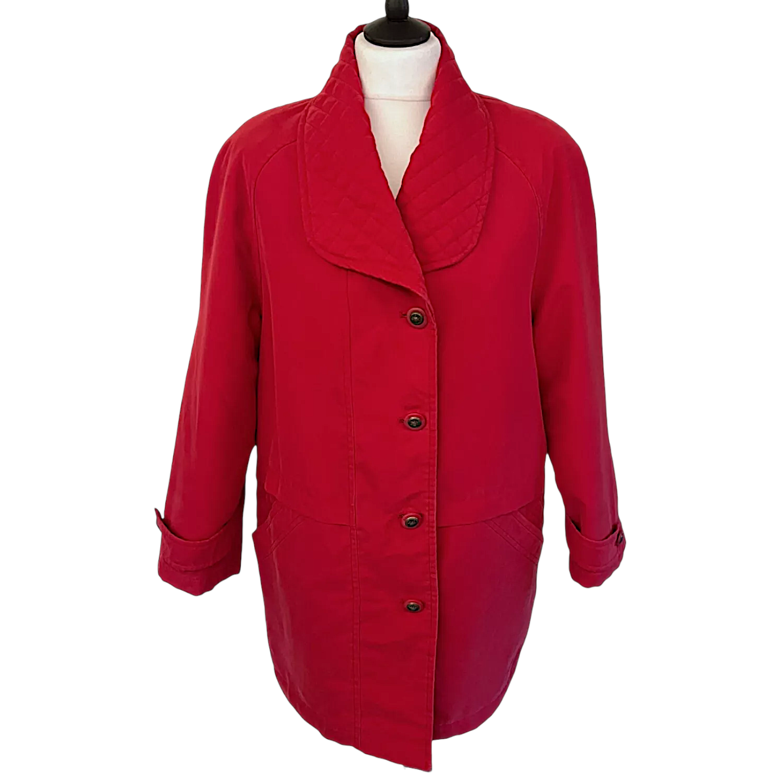 Eastex Heirloom Collection Red Quilted Jacket  UK 12