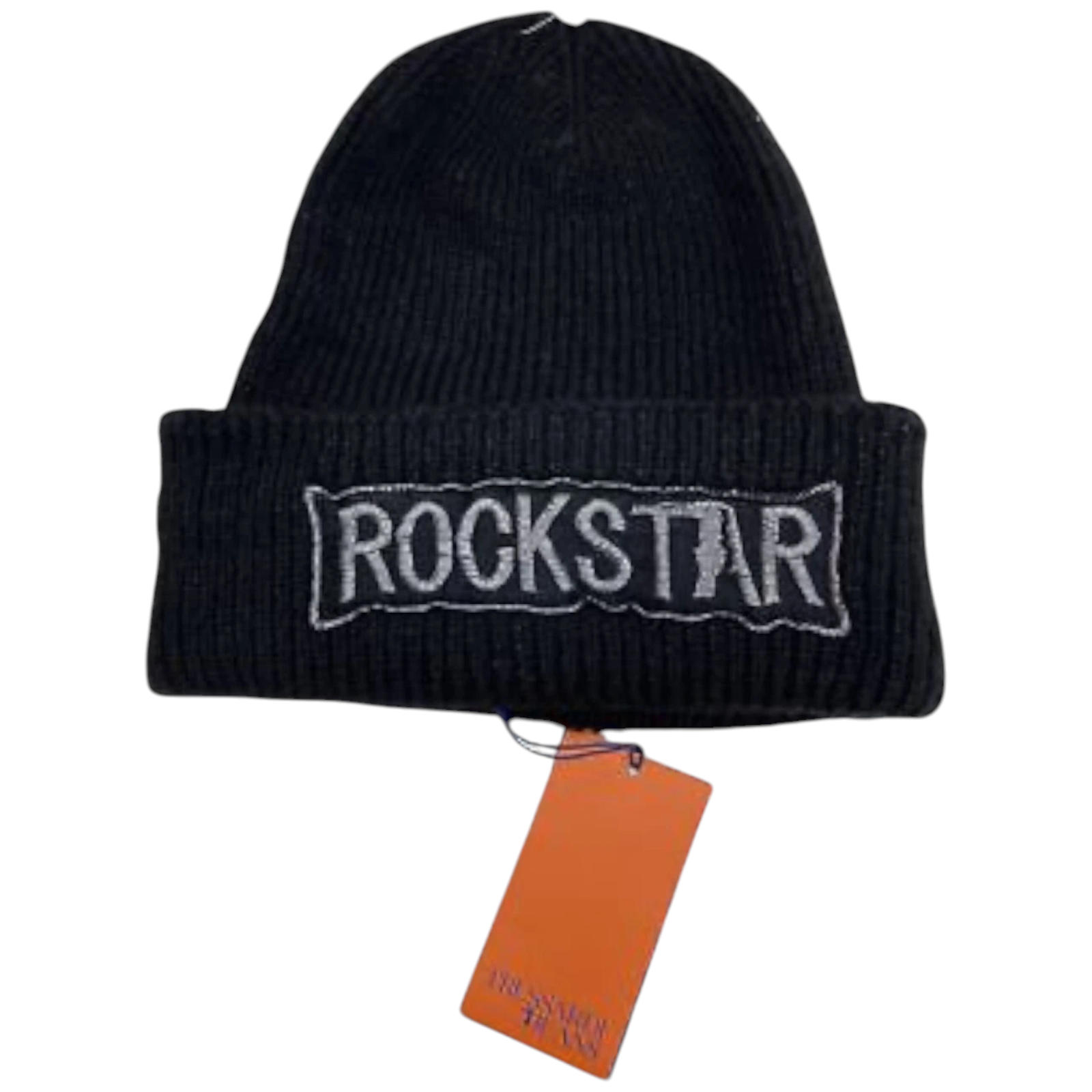 Trussardi Jeans Black Knit Rockstar Hat