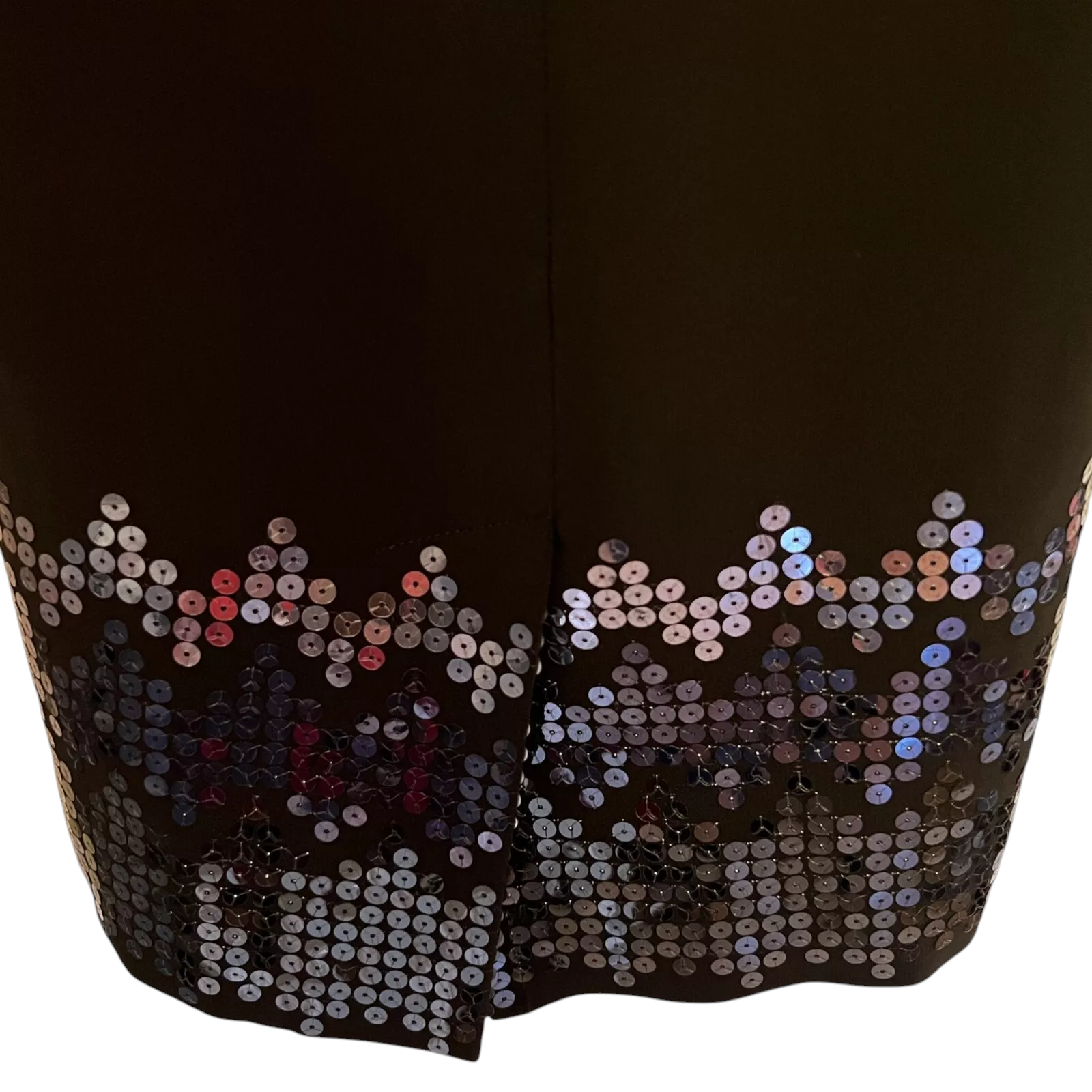 Country Casuals Black Crepe Sequin Dress  UK 12