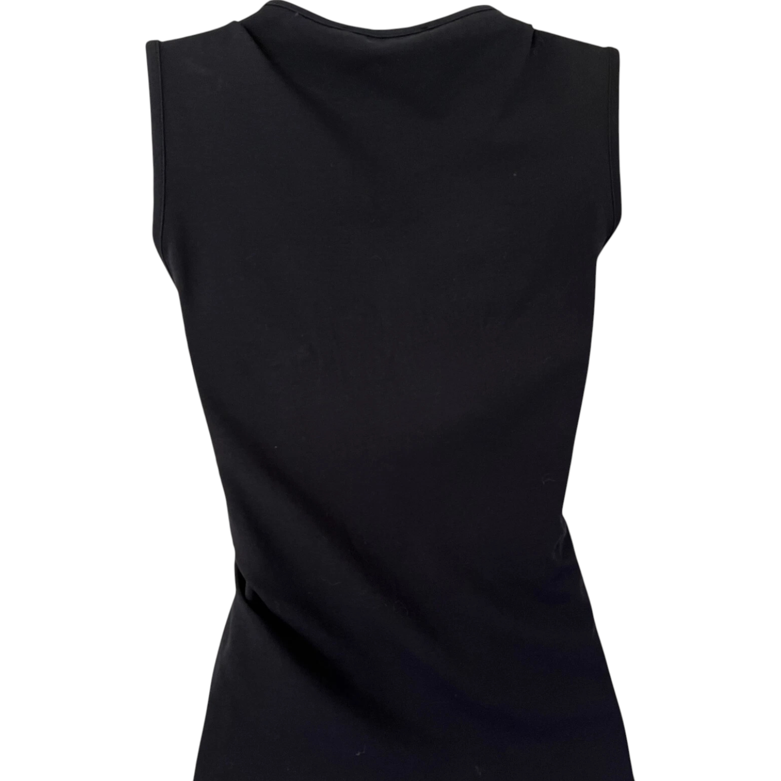 Sem Per Lei Black Vest Top UK 8