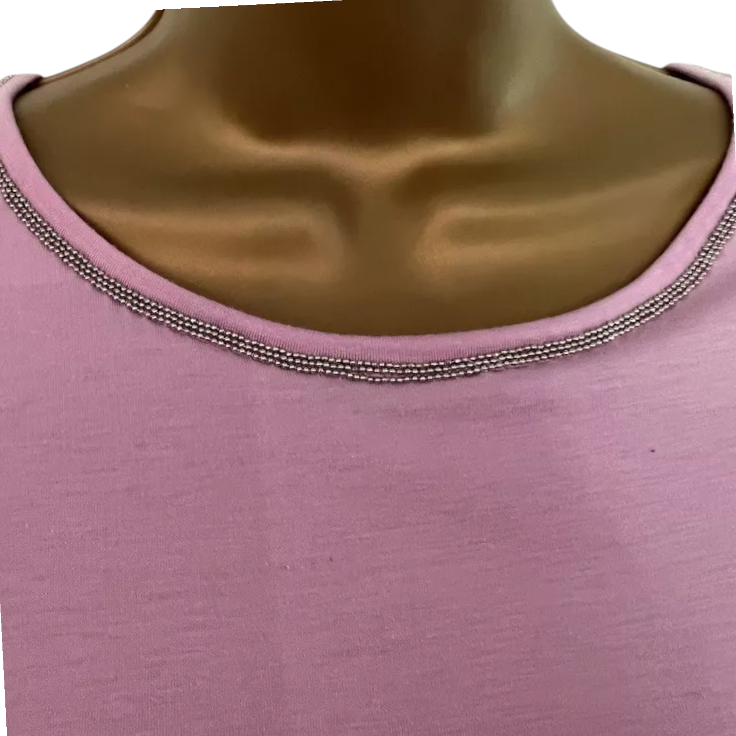 Massimo Dutti Pink Embellished T Shirt UK 12