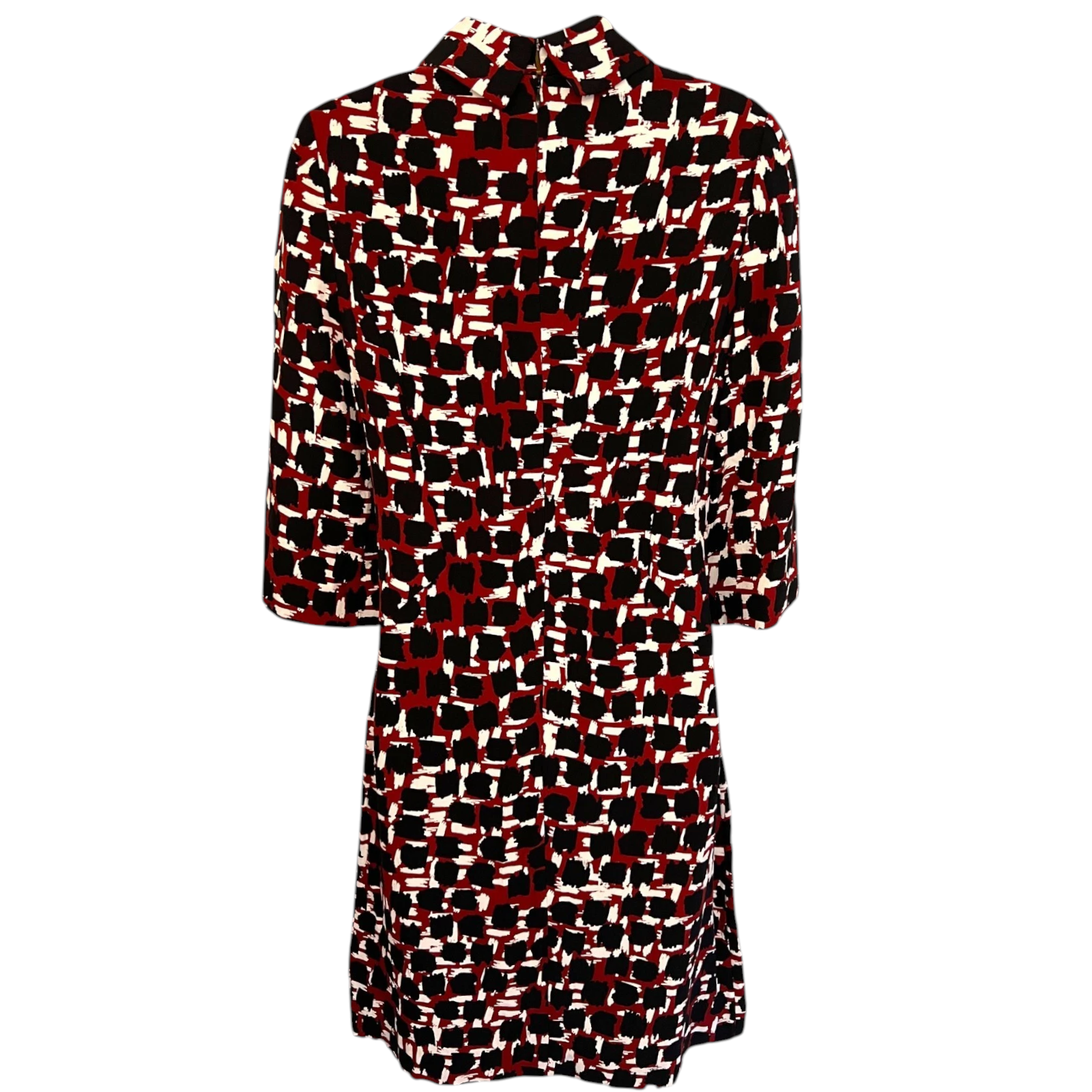 Jaeger Multi Crepe Shift Oversize Dress UK 6