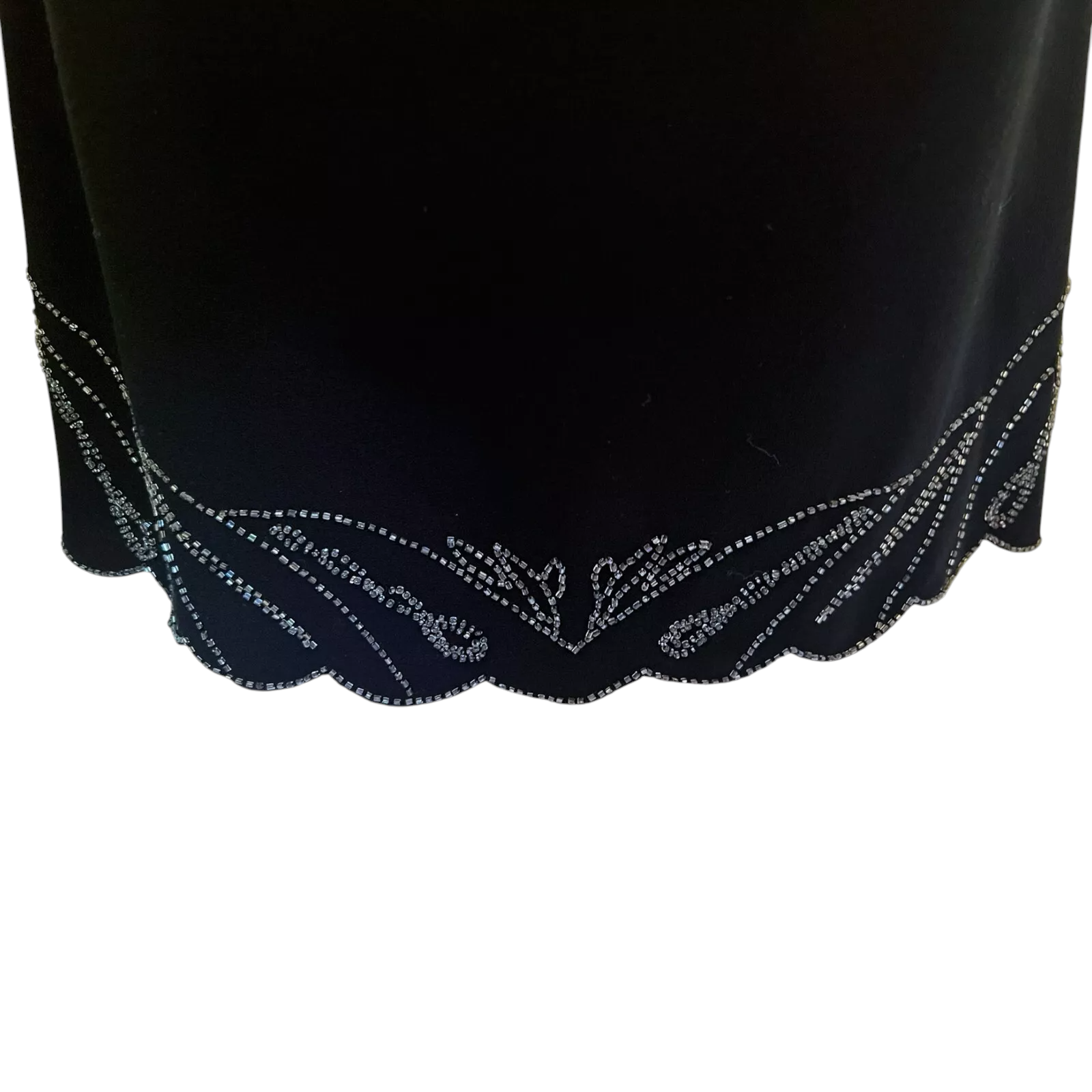 Ted Baker Black Mandarin Style Beaded Dress UK 6