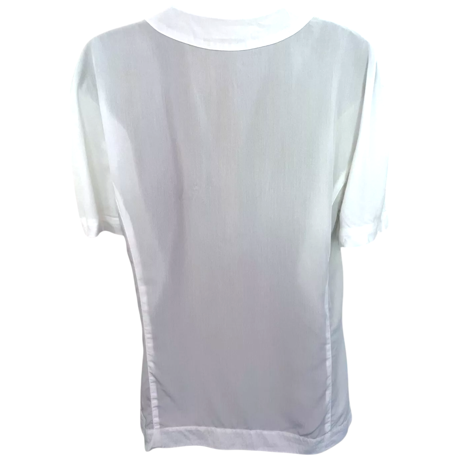 Jobis White Short Sleeve Blouse UK 8