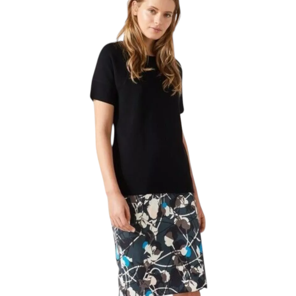 Jigsaw Multi Coloured Floral Pencil Skirt UK 6